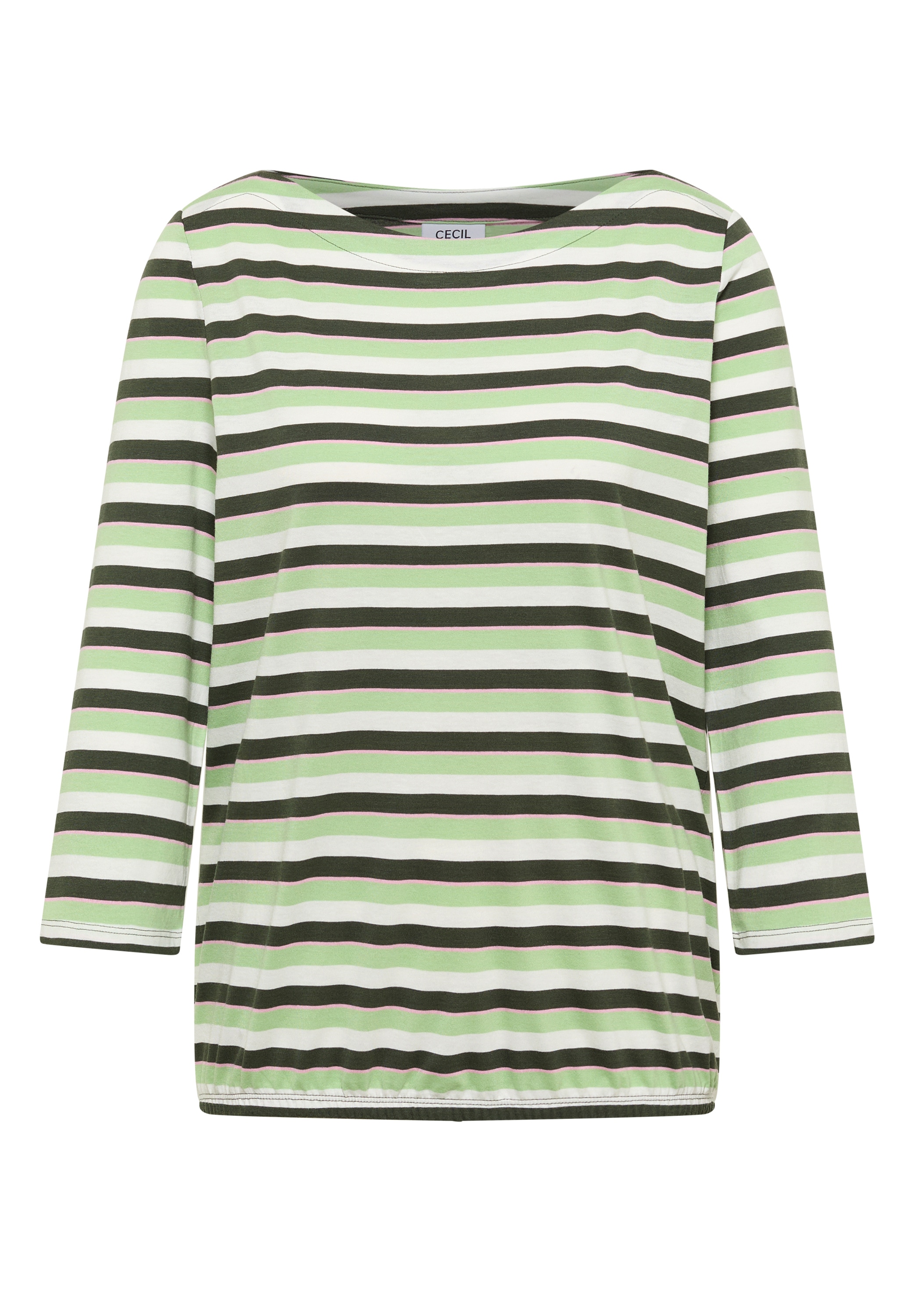 Cecil Rundhalsshirt mit U-Boot-Ausschnitt