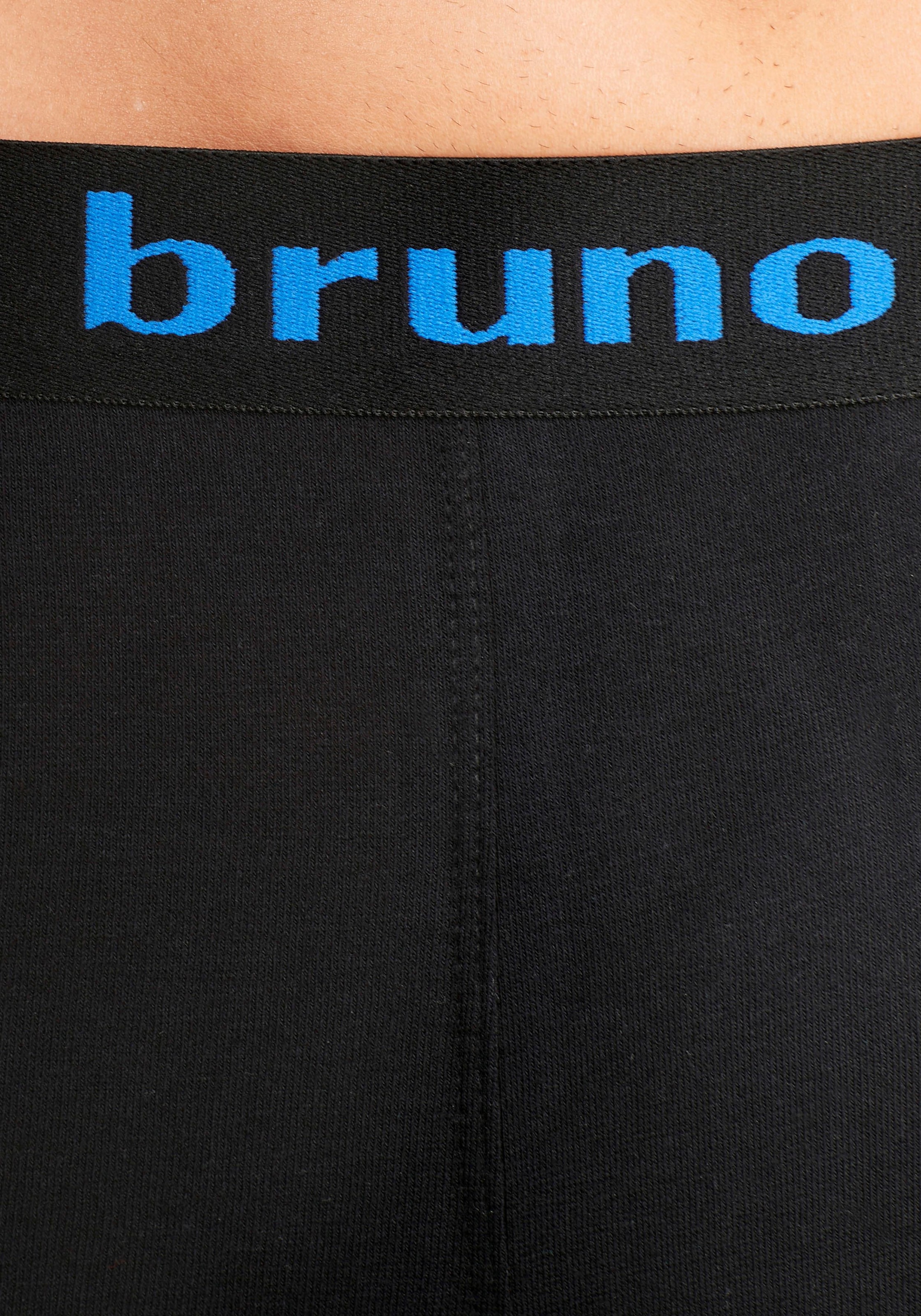 Bruno Banani Boxer »Unterhose für Herren«, (Packung, 4 St.), mit längerem Bein und auffälligen Logobund