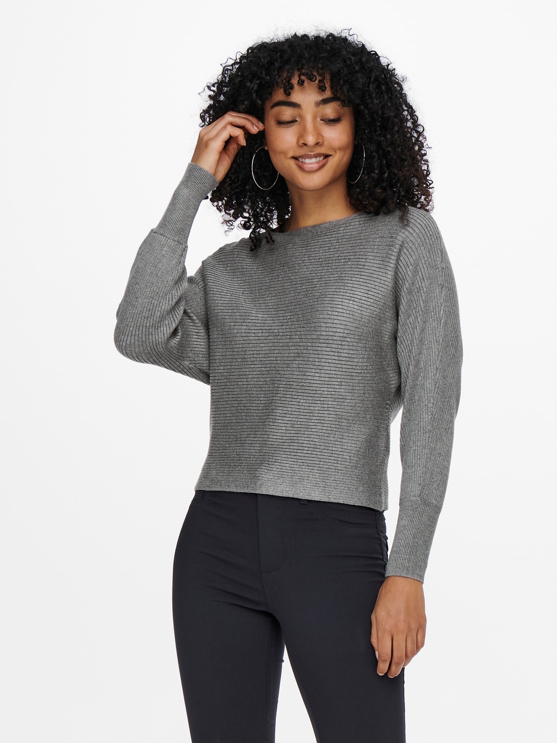 ONLY "ONLADALINE L/S SHORT PULLO KNT NOOS" Viskosemischung, regular fit