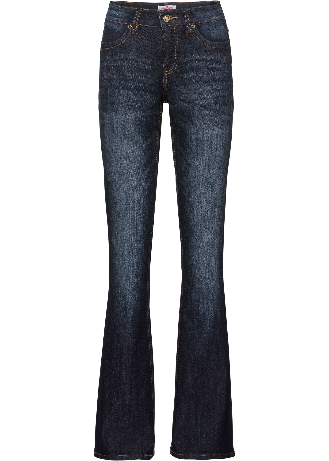 bonprix Bootcut-Jeans »Bootcut-Jeans Mid Waist, Komfort-Stretch« Mid Waist, Komfort-Stretch