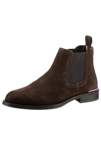 TOMMY HILFIGER Chelseaboots »CORE RWB hilfiger SUEDE ...