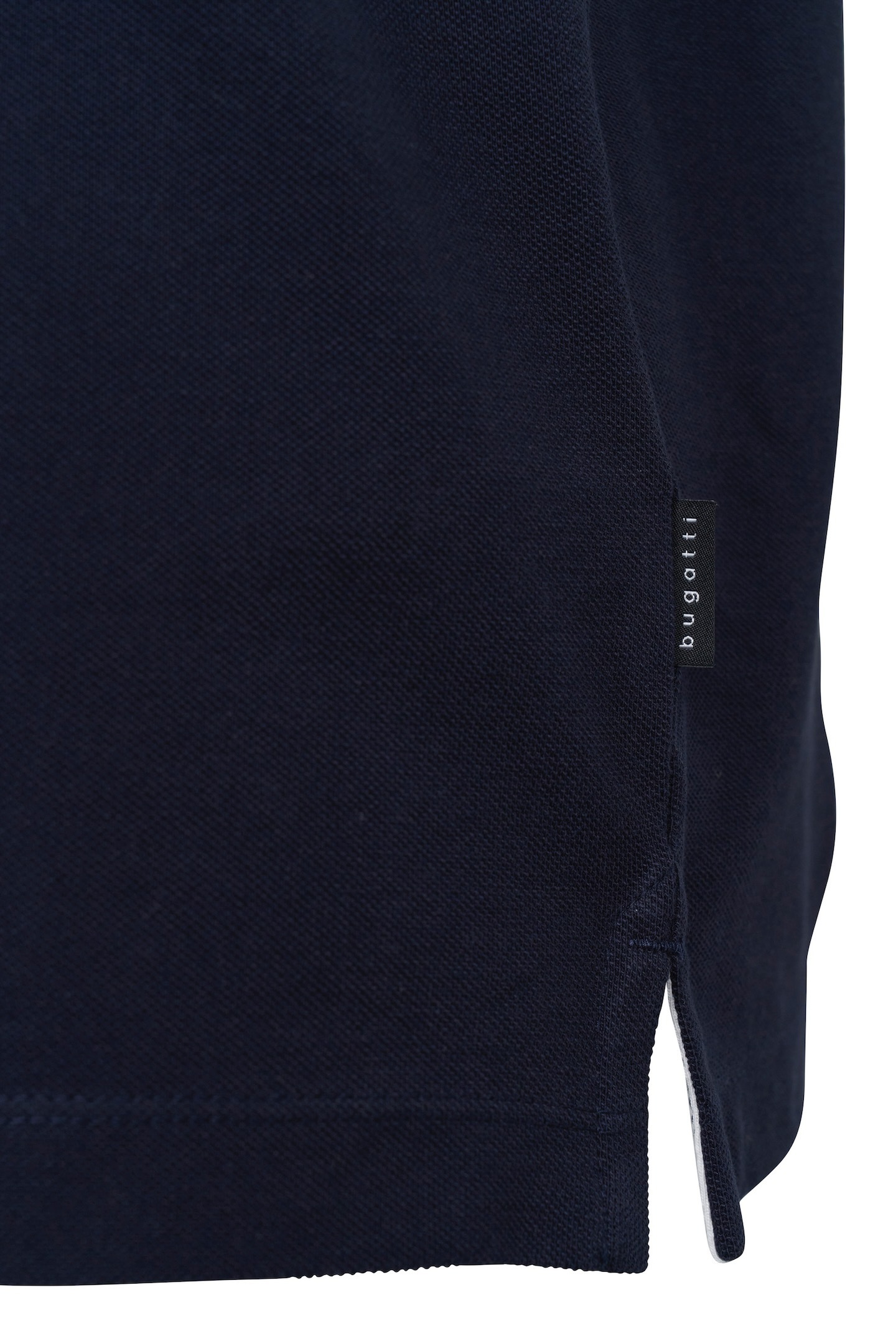 bugatti Poloshirt, mit Kontraststreifen und Bruststickerei