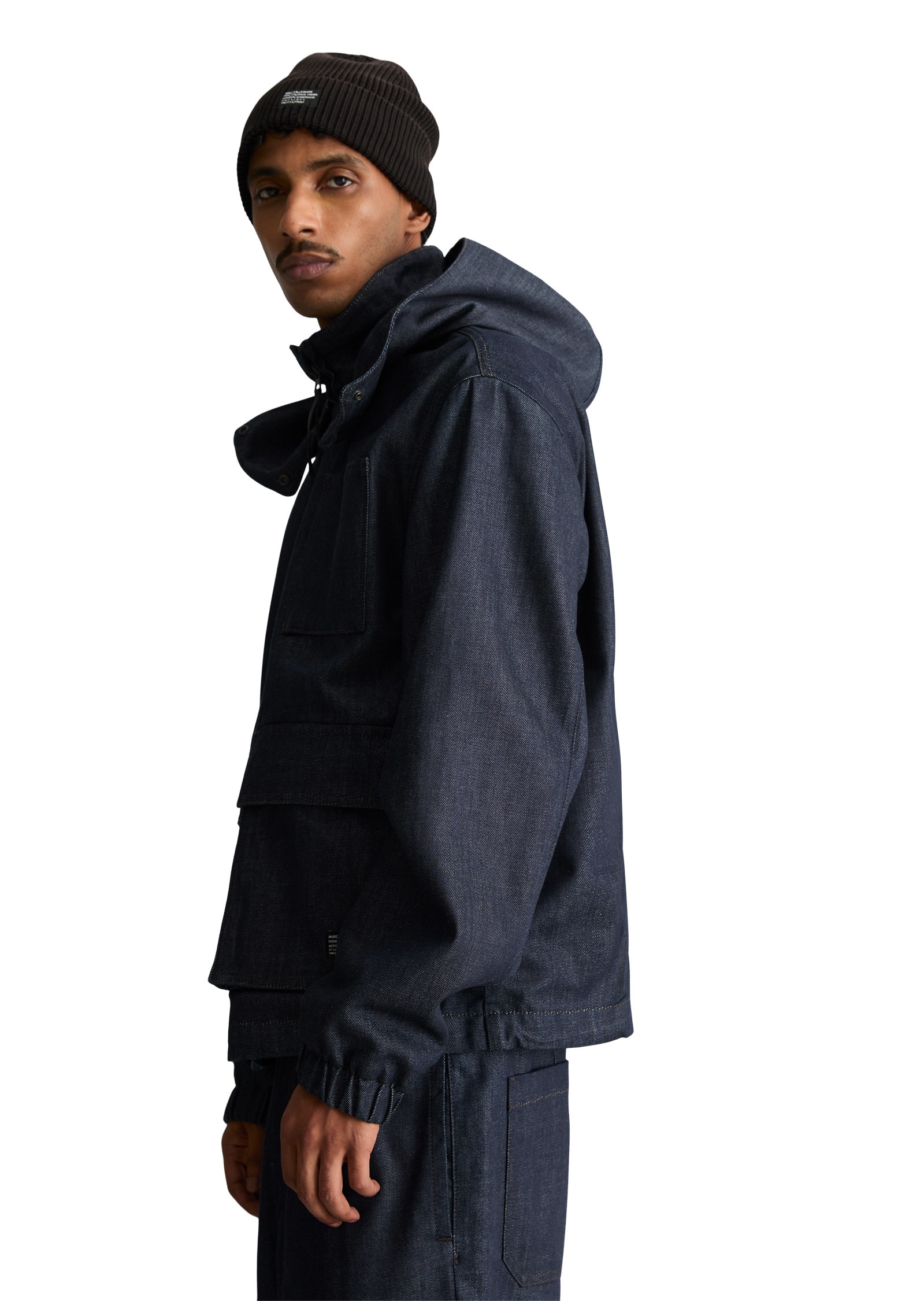 Marc O'Polo DENIM Jeansjacke »made with Orange Fiber« ohne Kapuze