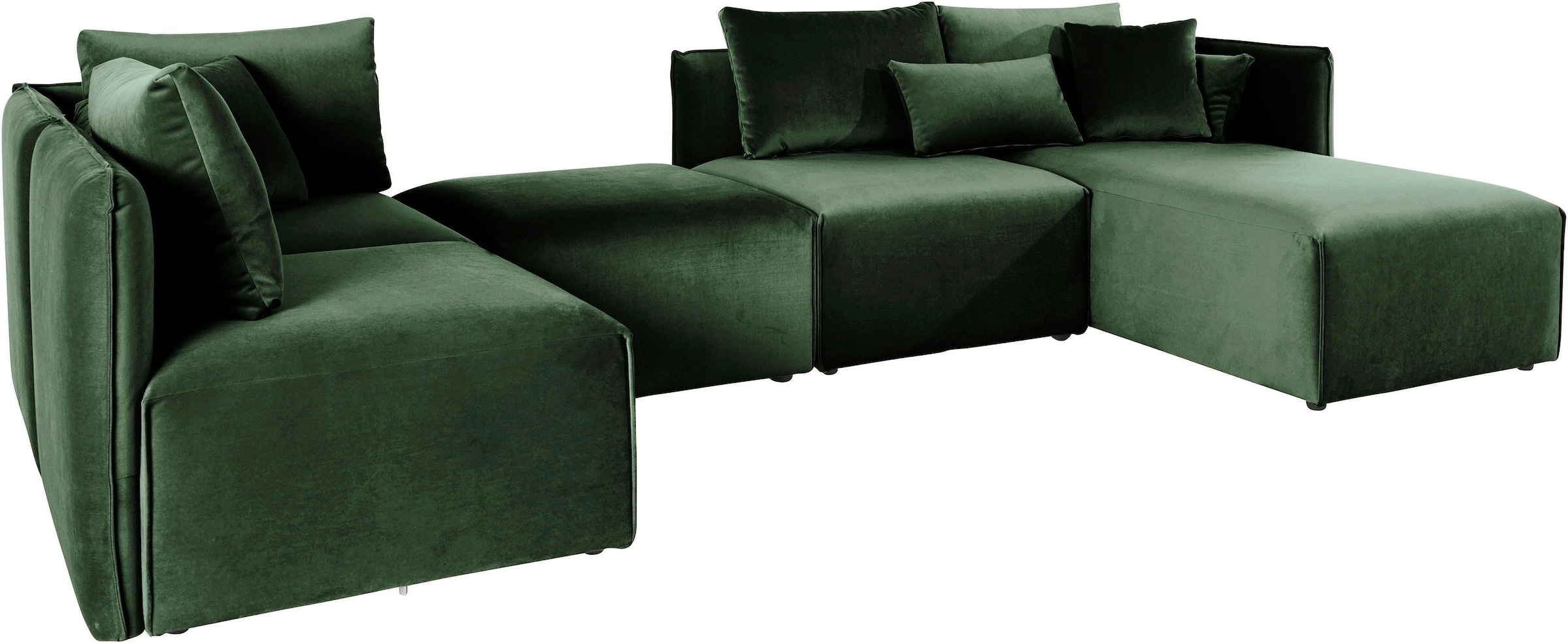 OTTO home Wohnlandschaft "Nöre U-Form" 5 Teile, in vielen Bezugsqualitäten günstig online kaufen