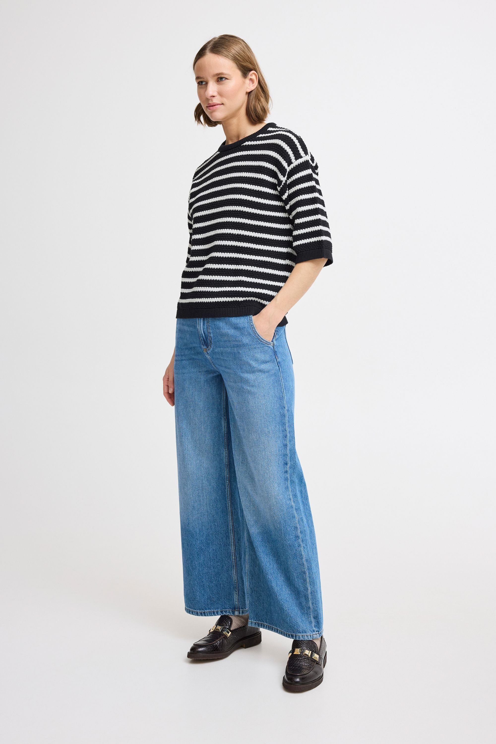 b.young Strickfleece-Pullover »Strickpullover BYMIKALA VAFFFEL JUMPER -«