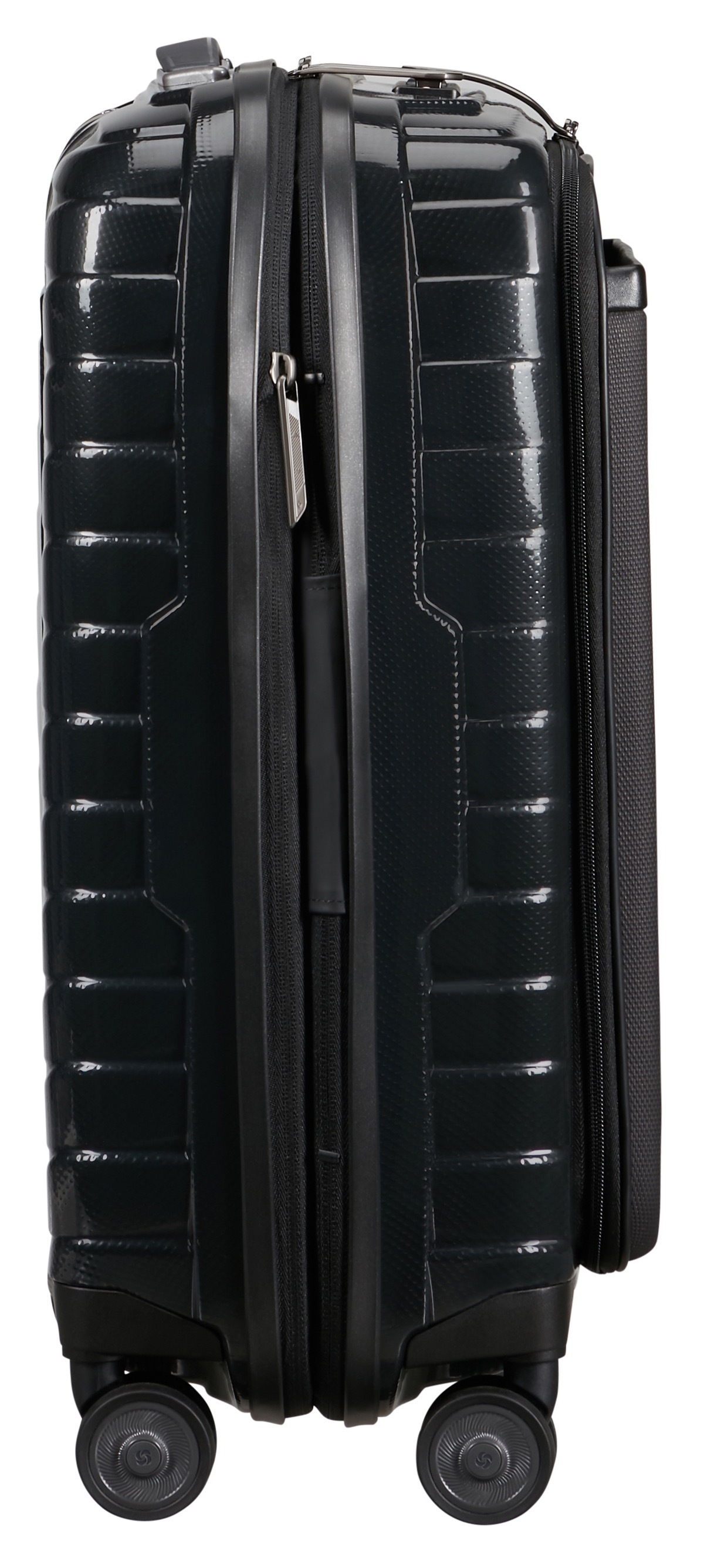 Samsonite Hartschalen-Trolley »PROXIS 55 EXP easy access«, 4 Rollen, Handgepäck Hartschalenkoffer Volumenerweiterung Laptopfach