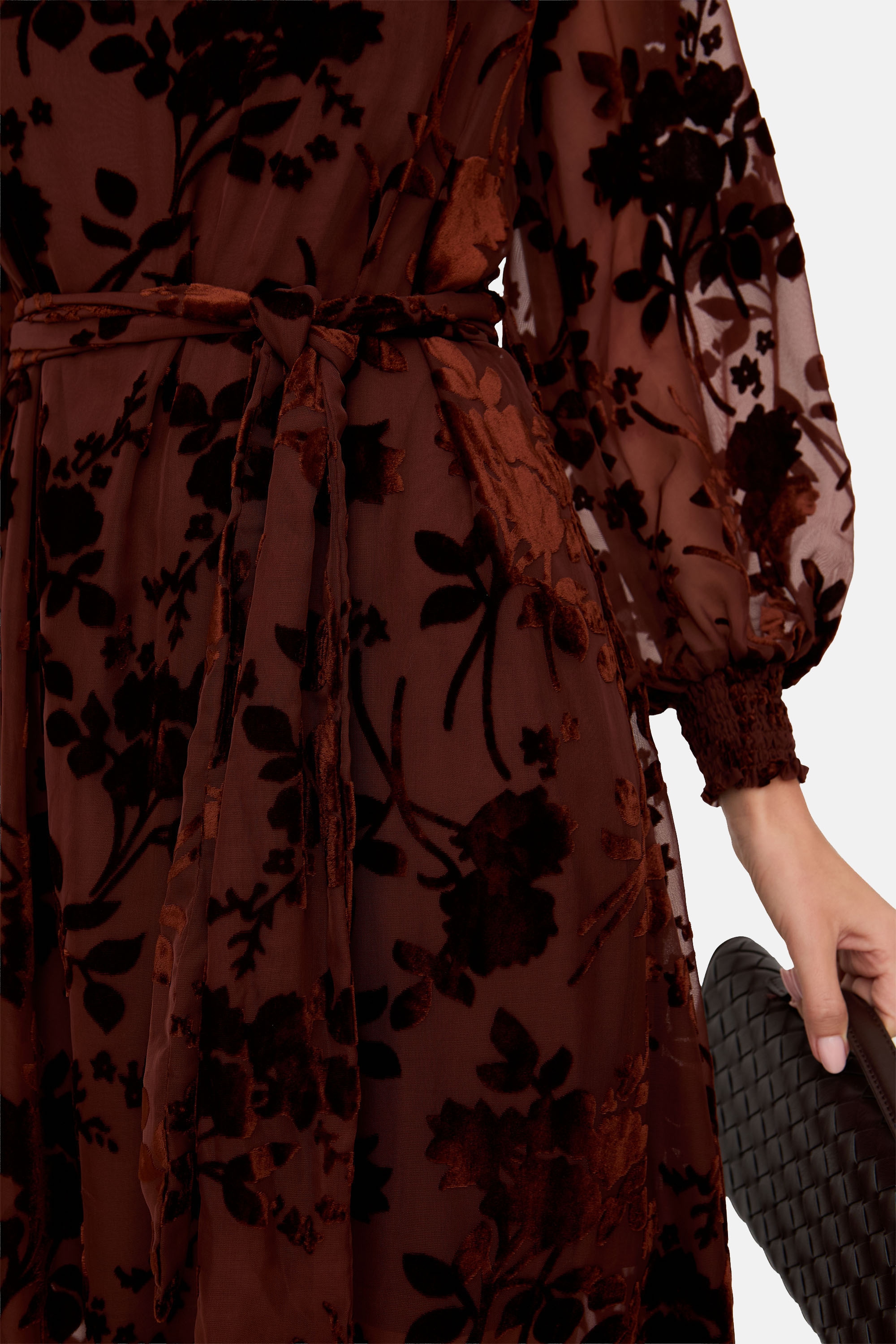 Lily and Lionel Minikleid »Brezze Velvet Burnout Maxi Dress Damen«