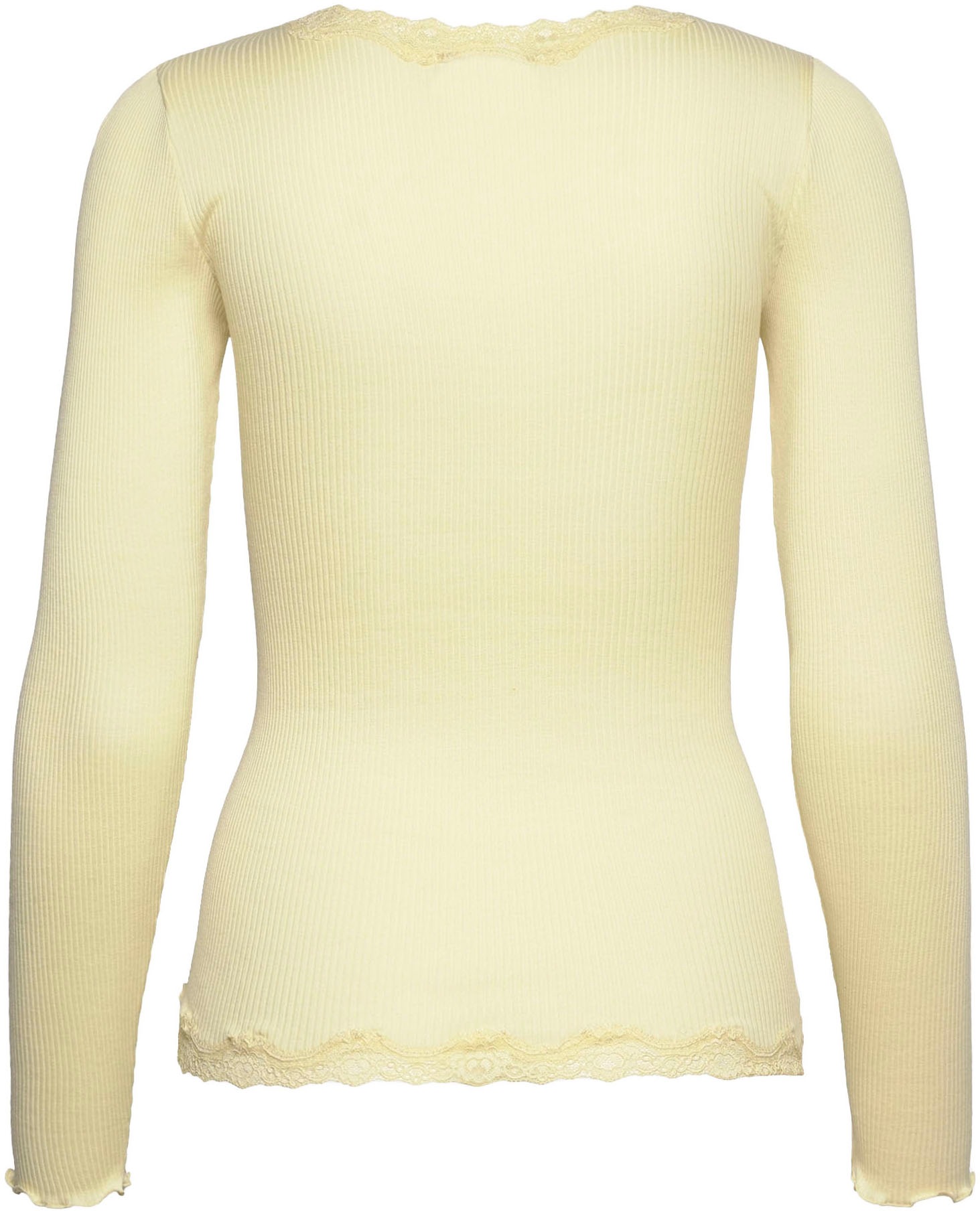 rosemunde Strickjacke "Babette Silk Cardigan", Vintage-Spitzenbesatz, Perlm günstig online kaufen