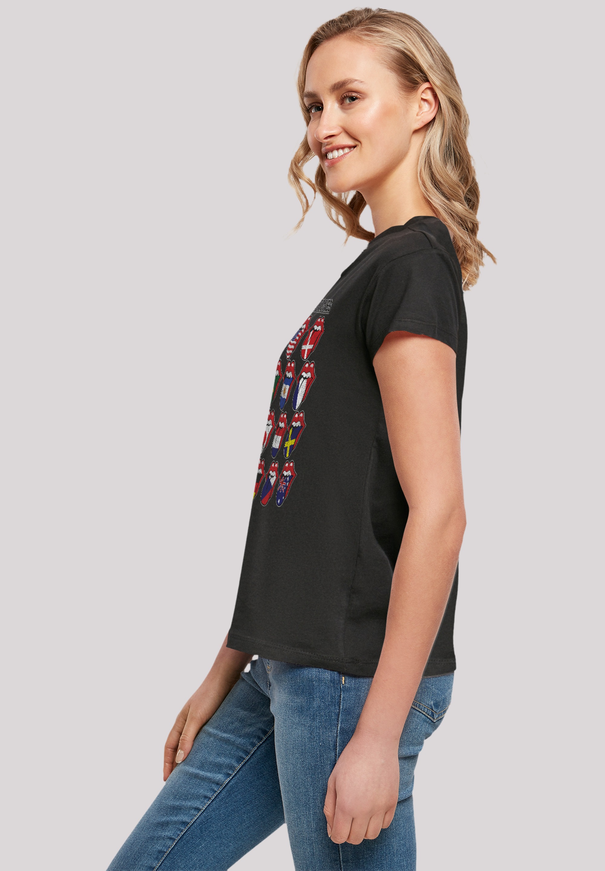 F4NT4STIC T-Shirt »The Rolling Stones Voodoo Lounge Tongues«, Musik, Band, Logo