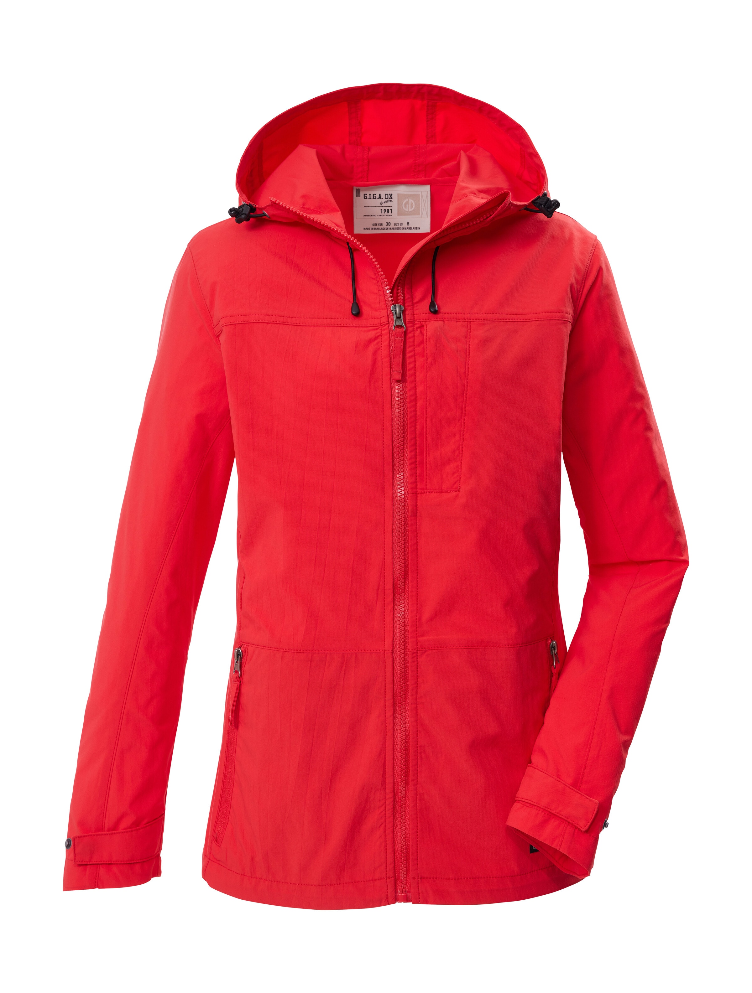 G.I.G.A. DX by killtec Funktionsjacke "GS 17 WMN JCKT" Leichte, schnelltrocknende Damenjacke mit verstellbarer Kapuze