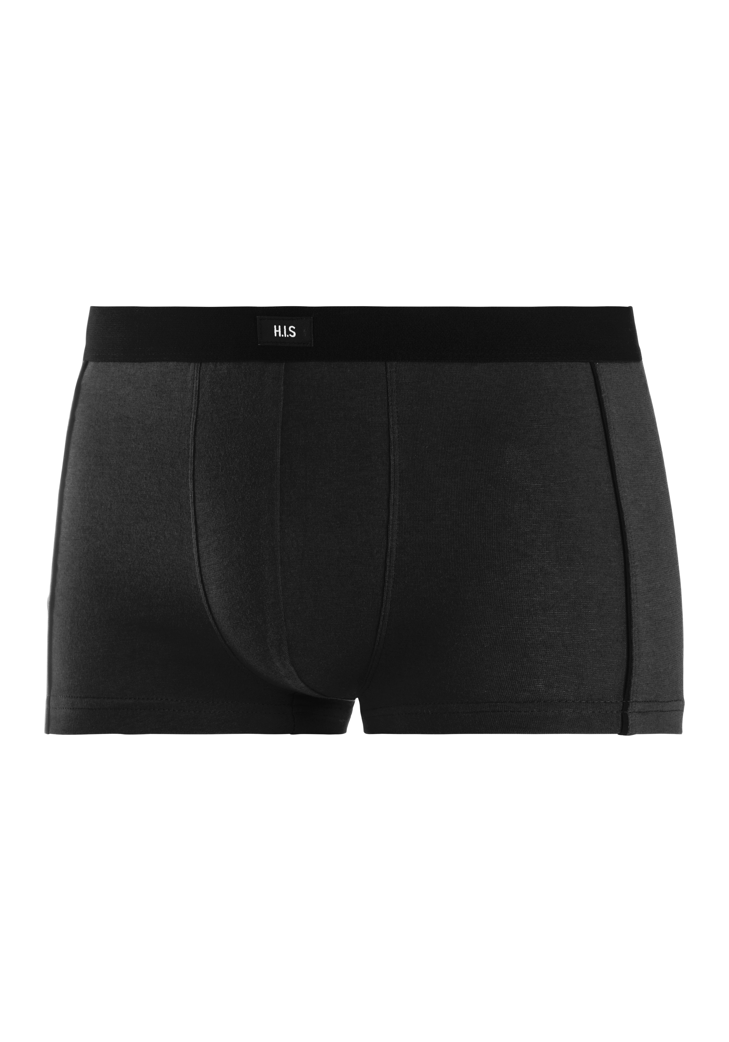 Thumbnail - H.I.S Hipster Packung, 3 Stk. tlg., knapp sitzende Boxershorts aus Baumwollmischung