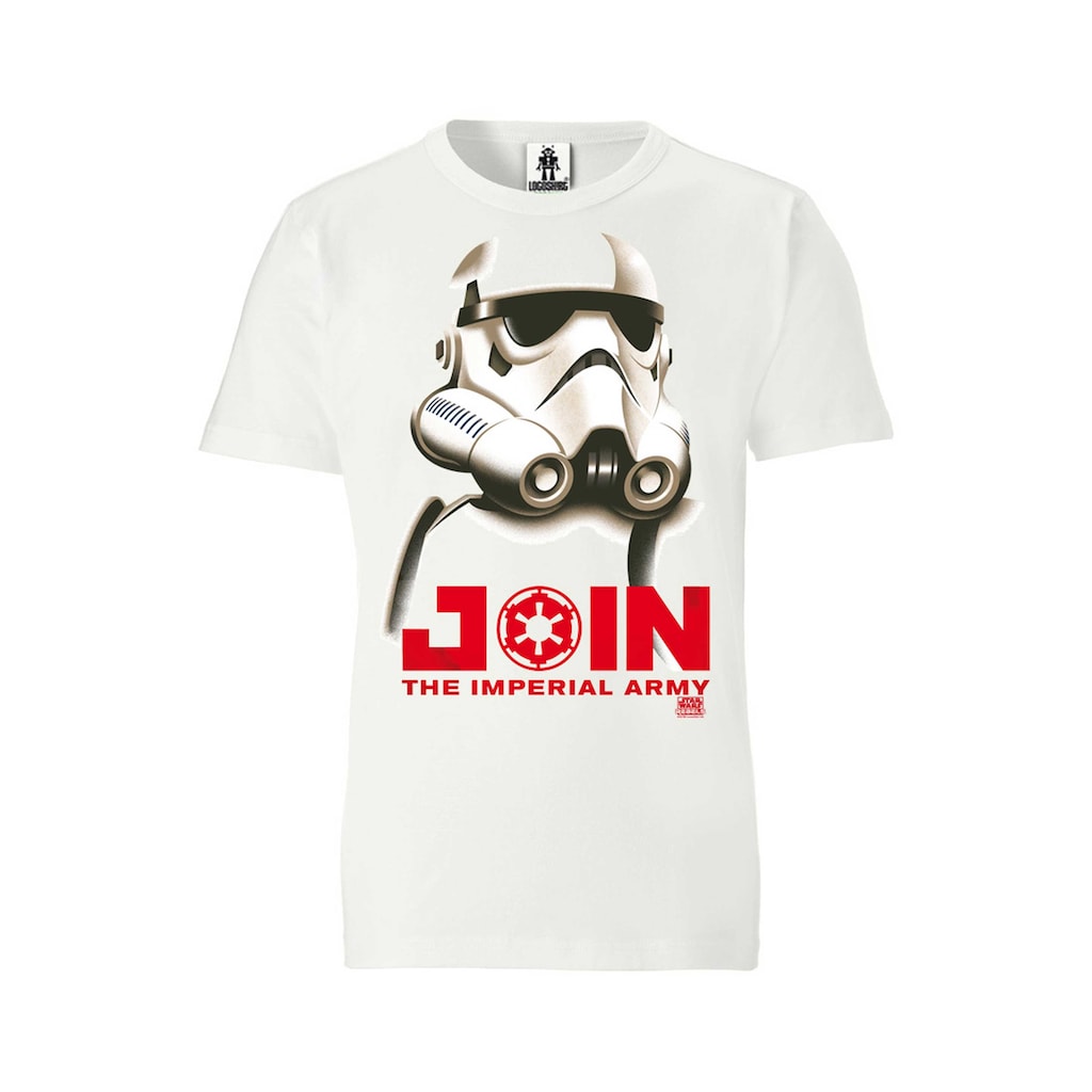 LOGOSHIRT T-Shirt »Stormtrooper - Join The Imperial Army«