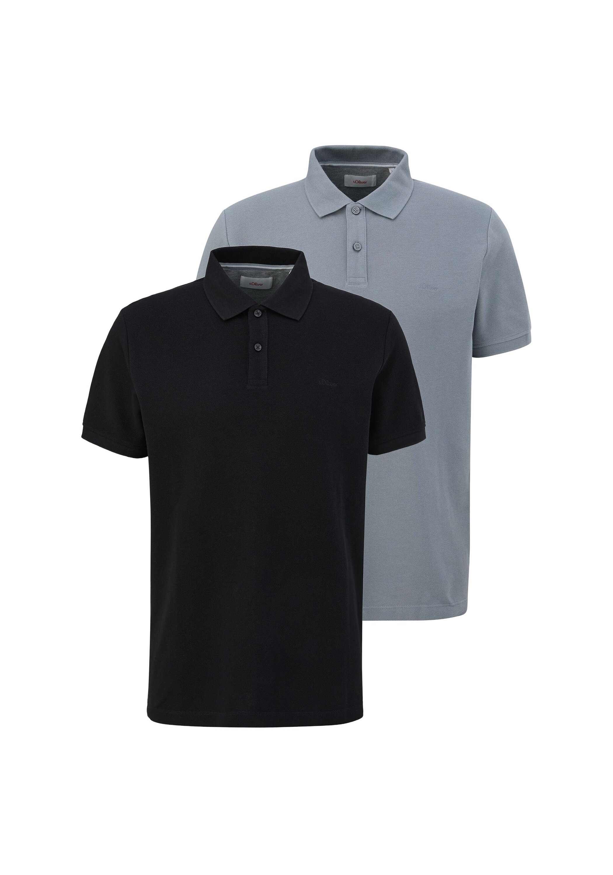 S.Oliver Poloshirt "Poloshirt Basic Poloshirt 2er Pack" 2