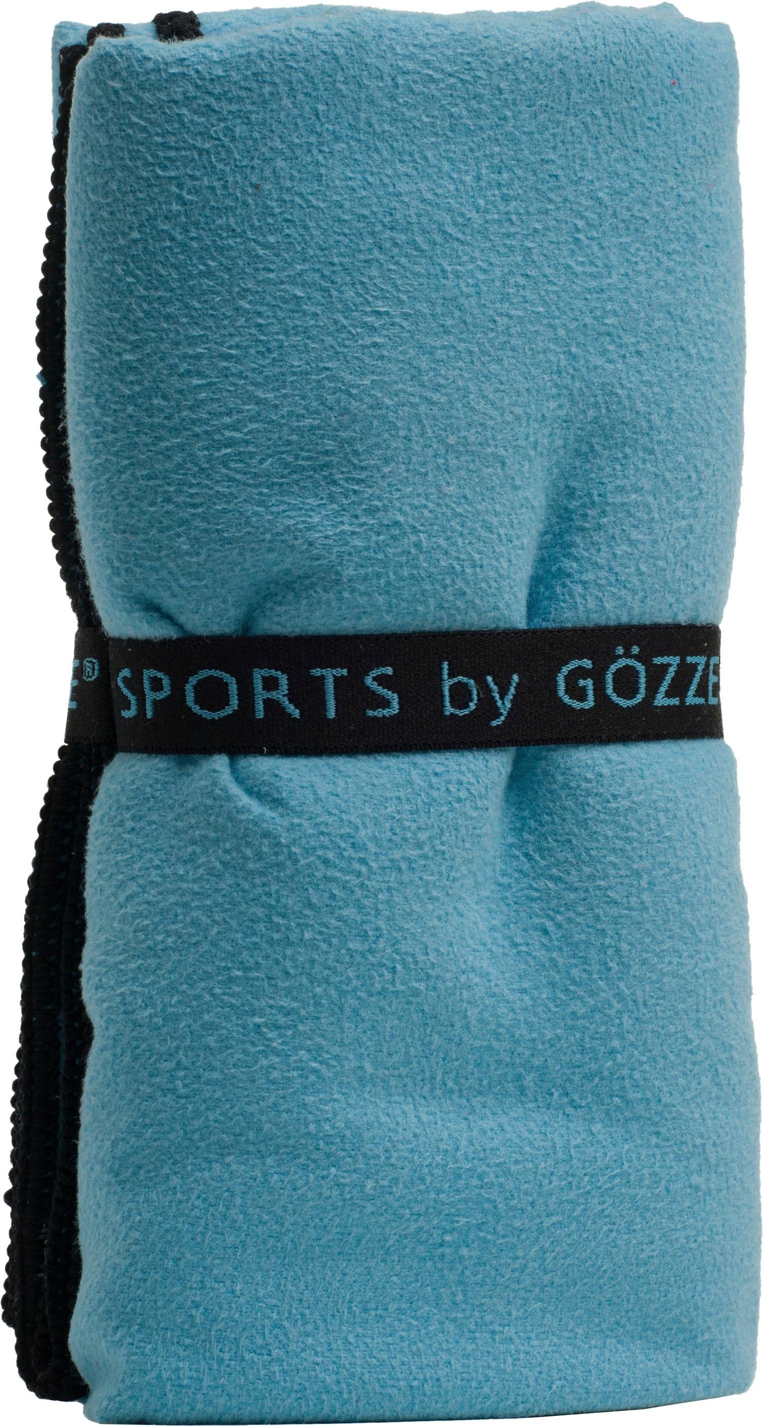 Gözze Sporthandtuch »Sports by Gözze«, (1 St., Sporthandtuch 70 x 140 cm), im Set, schnell trocknend, Mikrofaser, für Sport, Reisen & Camping