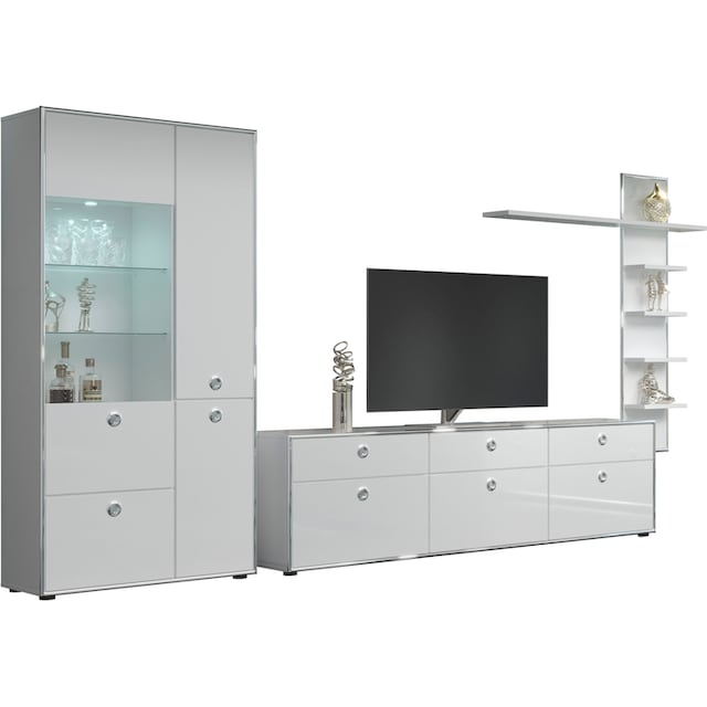 trendteam Wohnwand, (Set, 3 St.), elegante Hochglanzoptik aus Italien  bestellen | BAUR