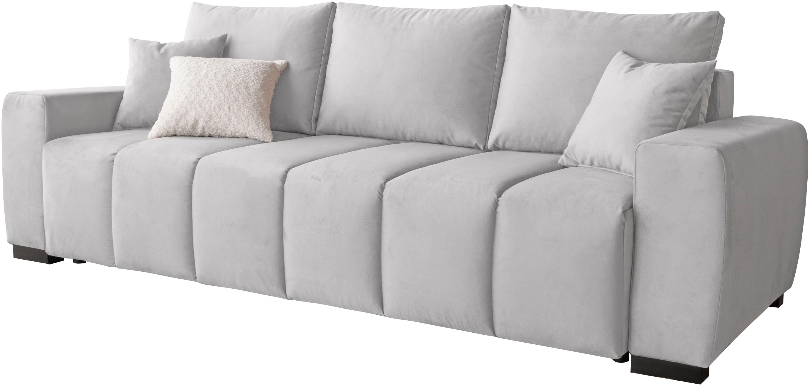 Home affaire Schlafsofa mit Bettfunktion, Bettkasten & 2 Zierkissen, Federk günstig online kaufen