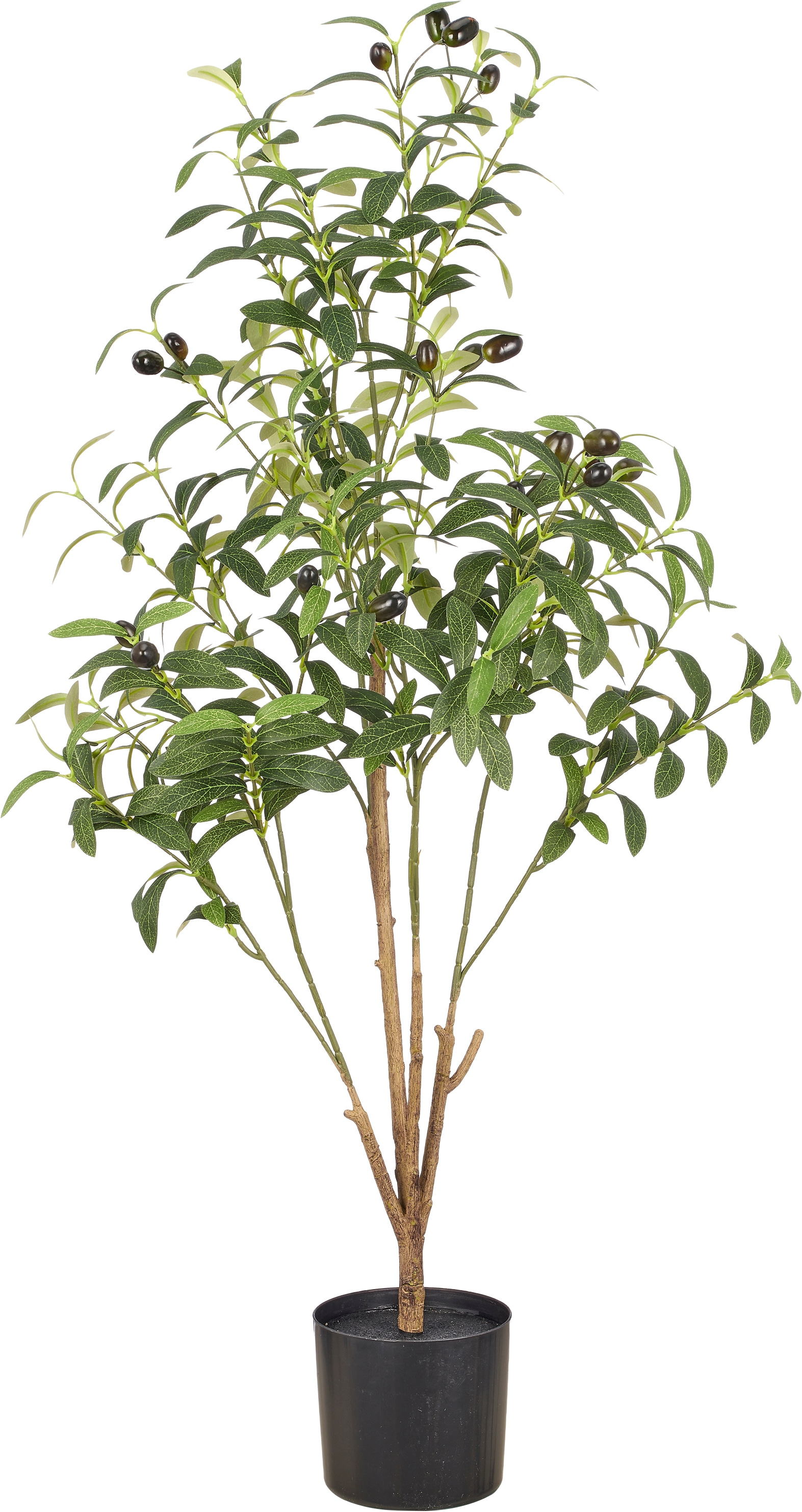 Creativ green Kunstpflanze "Olive" mit Deko-Früchten