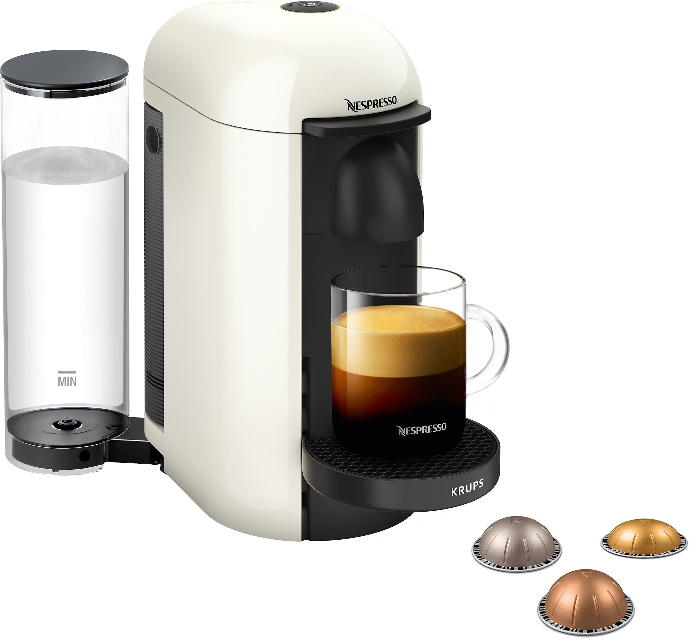 Nespresso Kapselmaschine »XN9031 Vertuo Plus von Krups«, Kapselerkennung durch Barcode, inkl. Willkommenspaket mit 12 Kapseln