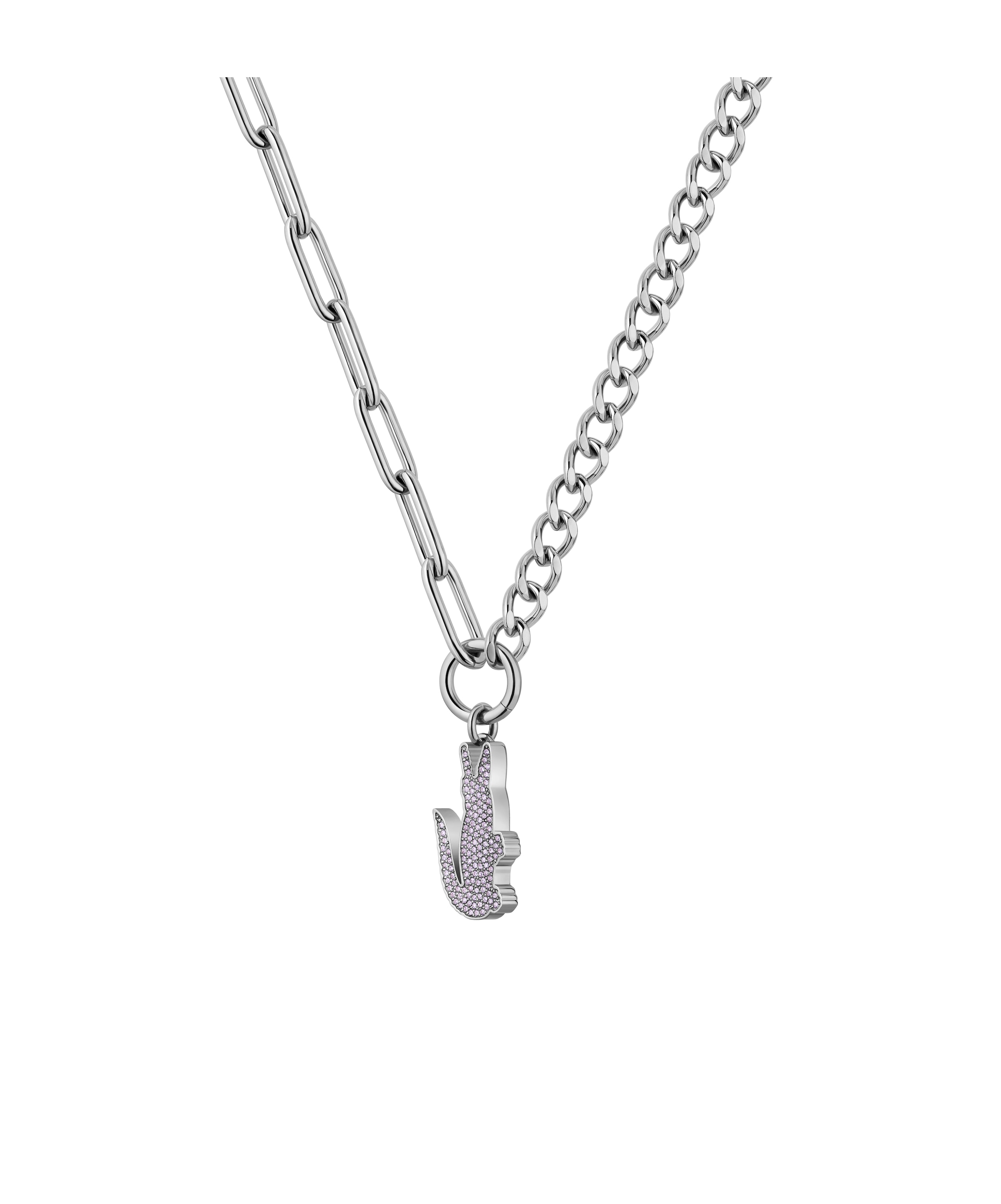 Lacoste Kette mit Anhänger »CROCODILE« mit Preciosa Crystal