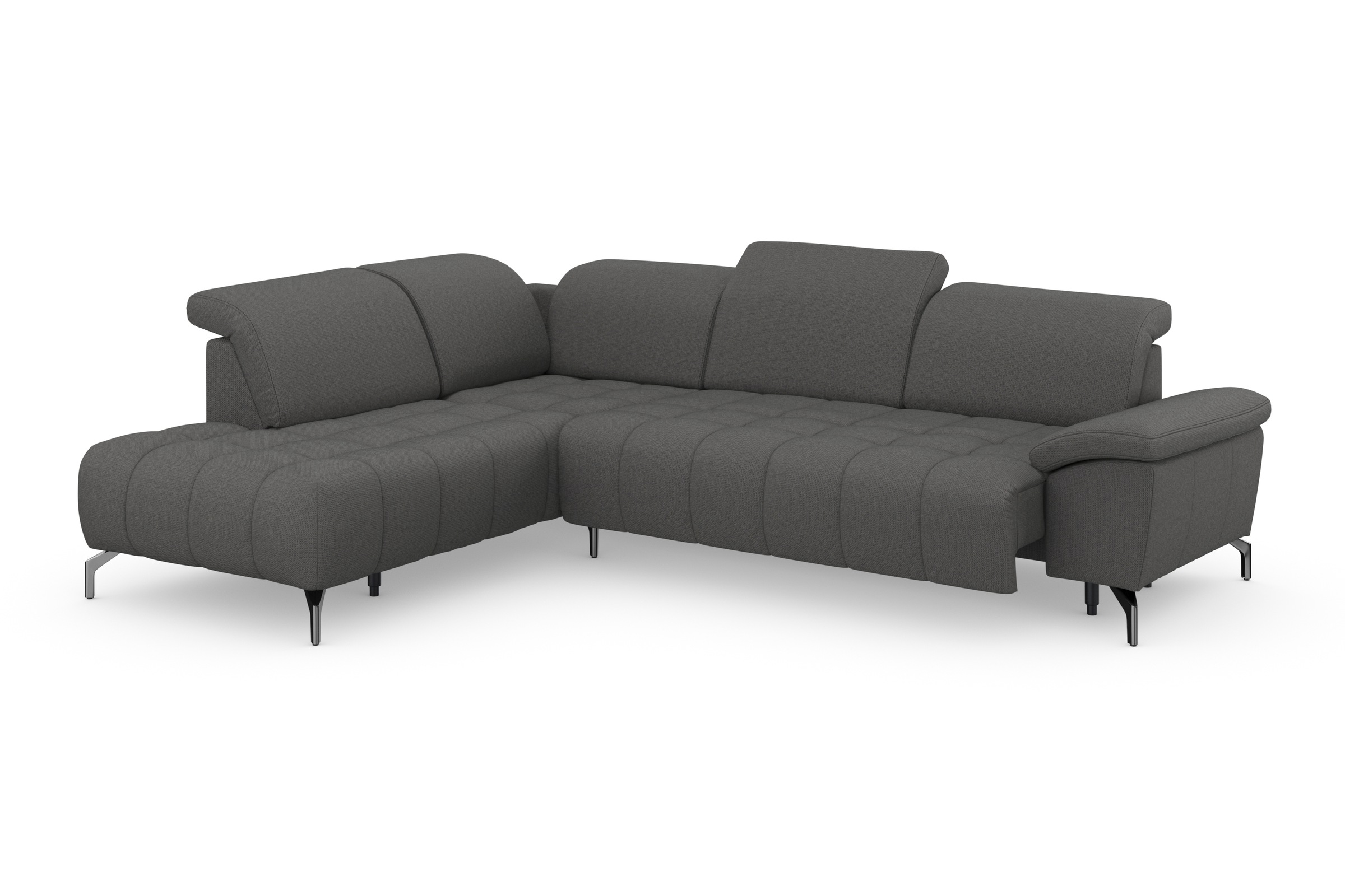 Thumbnail - sit&more "Cool L-Form" wahlweise mit Kopfteilverstellung und Vorziehsitz motorisch