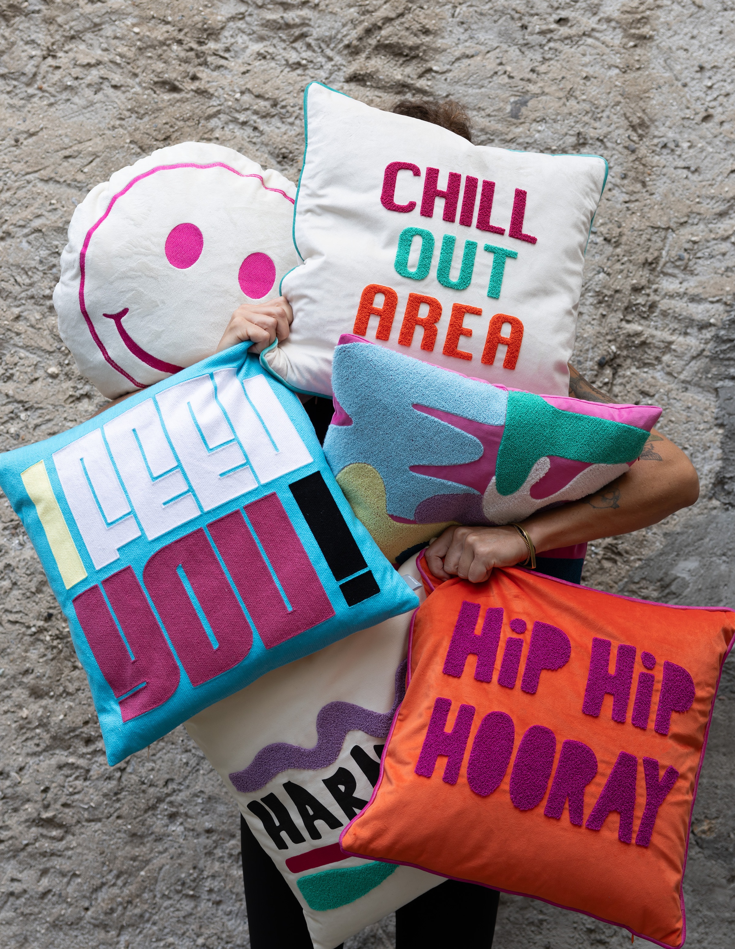 PAD Dekokissen "LETTERS" Made in Europe günstig online kaufen