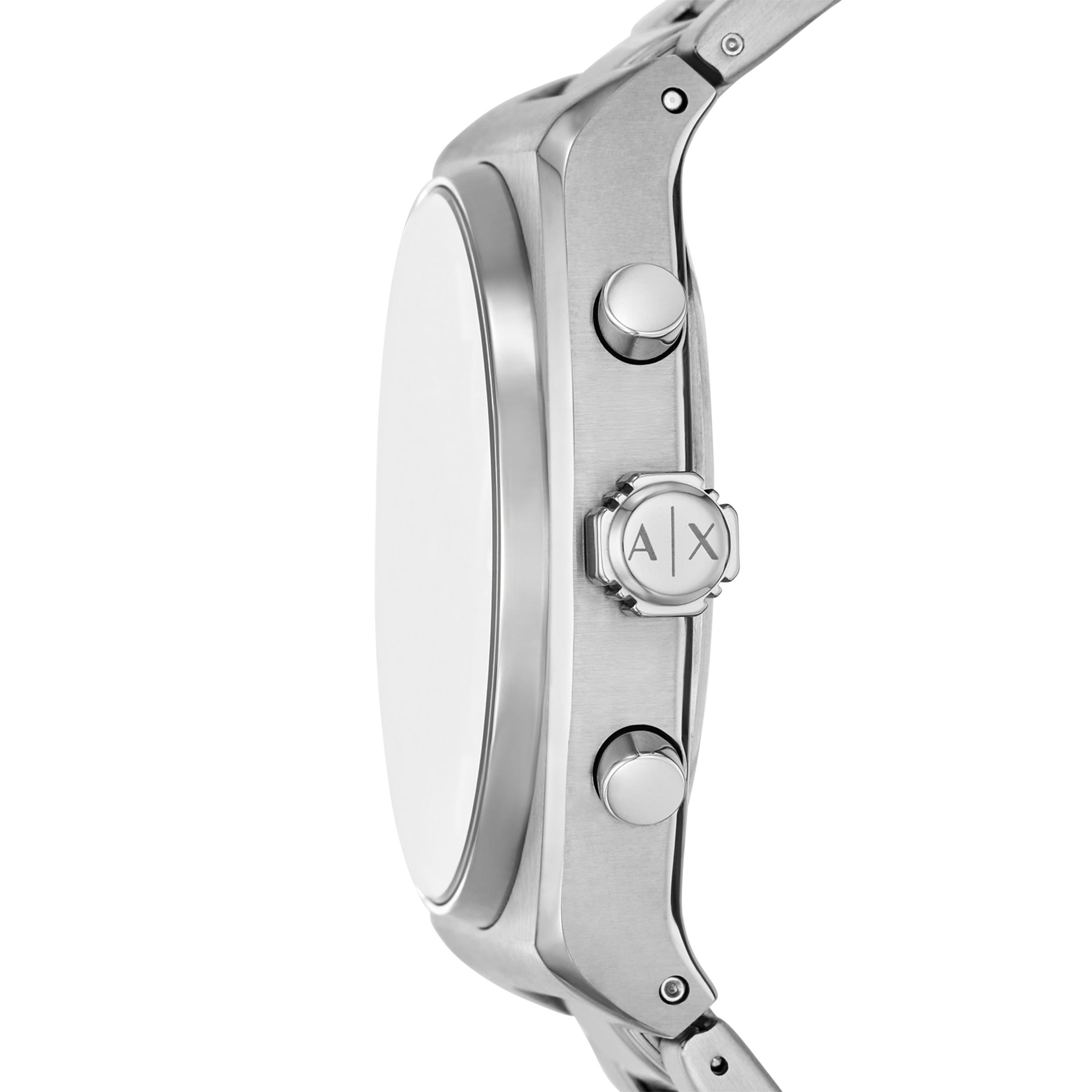 ARMANI EXCHANGE Chronograph Quarzuhr, Armbanduhr, Herrenuhr, Edelstahlarmband, analog, Tag