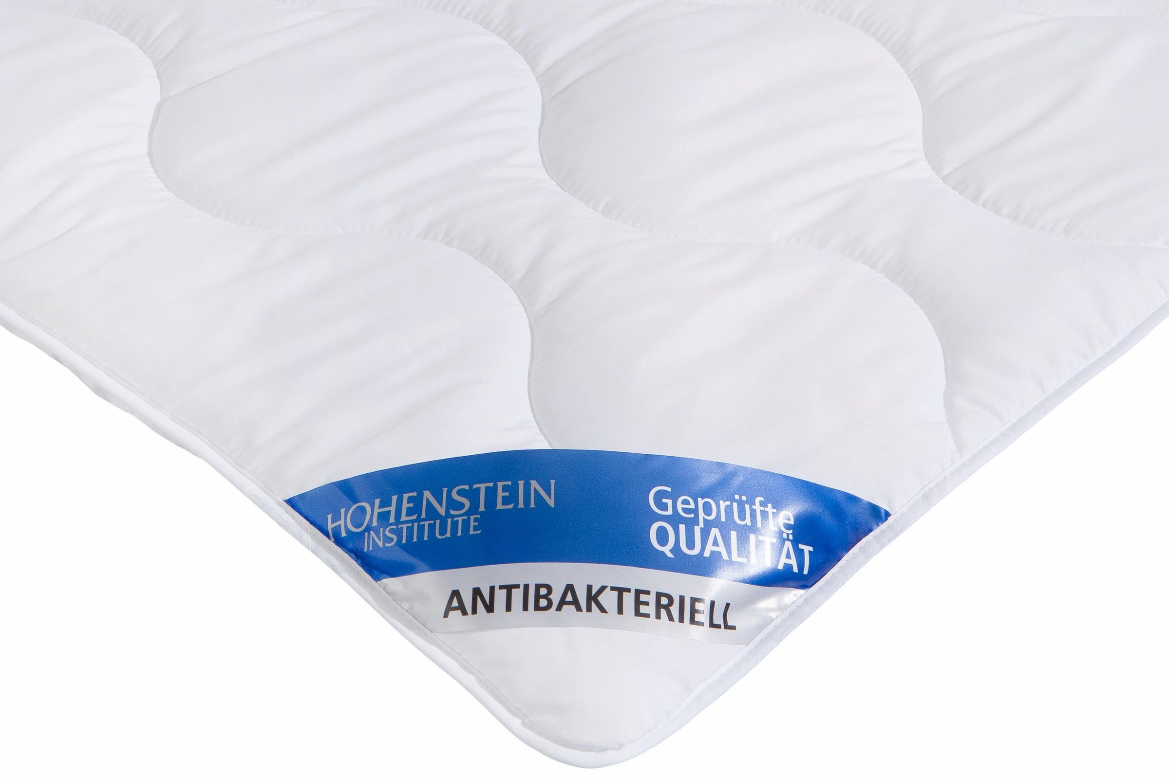 Jekatex Kunstfaserbettdecke »Bettdecke mit Microfaserbezug wurde die Füllung von Hohenstein auf Antibakteriell geprüft*«, Füllung Polyester, Bezug Polyestergewebe, (1 St.), mit antibakterielle Wirkung durch Aegis-Technologie