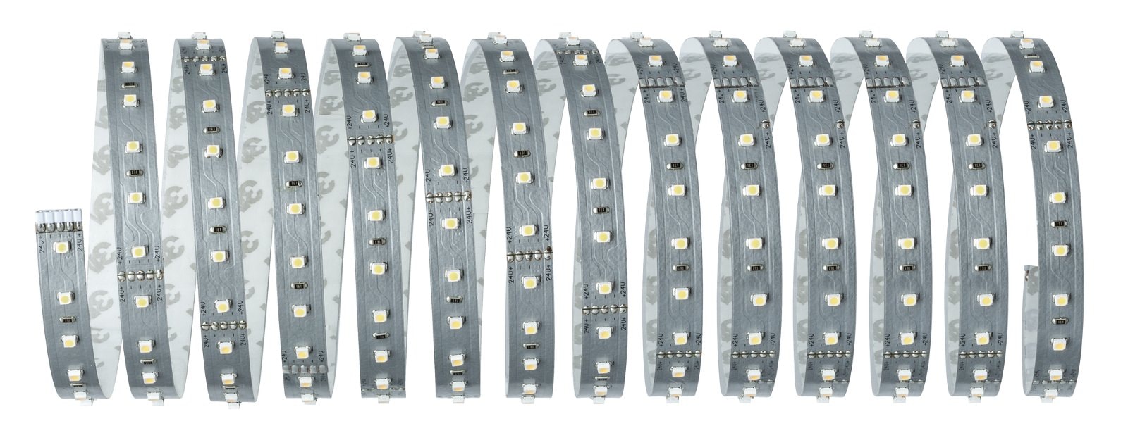 Paulmann LED-Streifen »MaxLED 500 Basisset 5m Daylight IP20 6500K 30W 230/24V 60VA Silber«, 1 St.-flammig