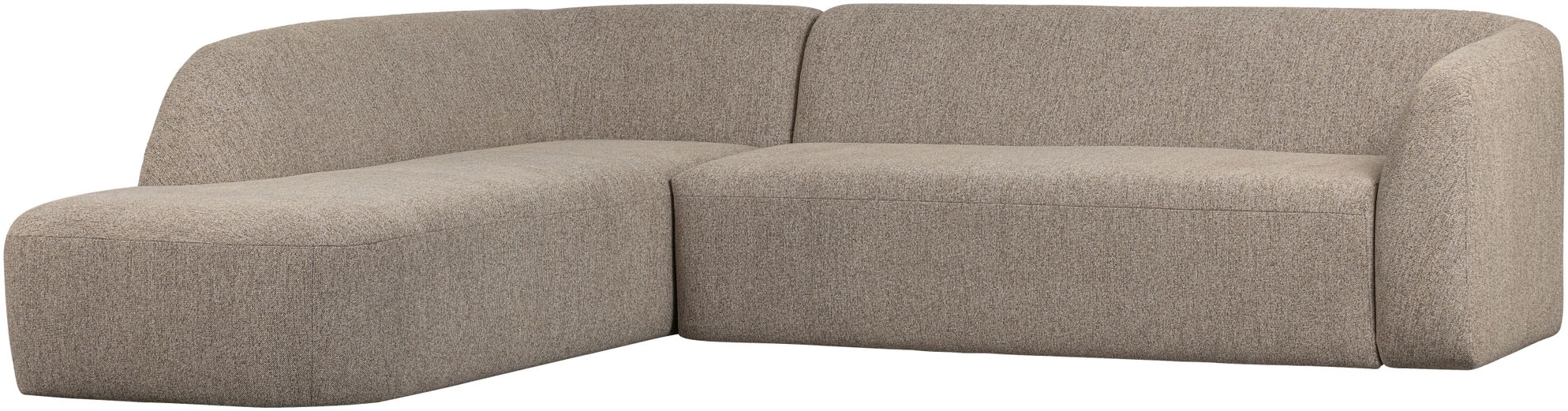 WOOOD Ecksofa »Sloping«, gepolstert mit gewebter Chenille, frei im Raum stellbar, Breite 274 cm