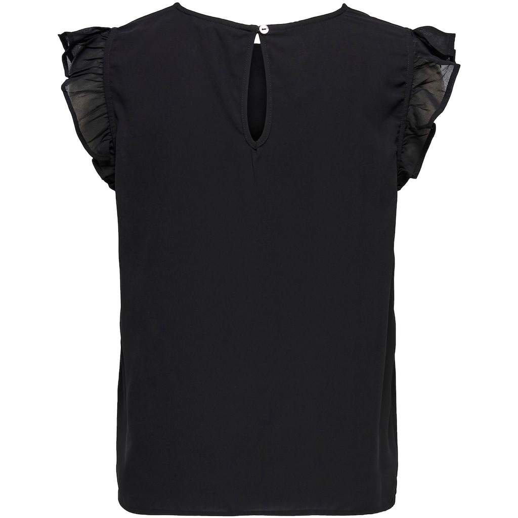 ONLY Shirtbluse »ONLANN STAR S/L FRILL TOP NOOS PTM«