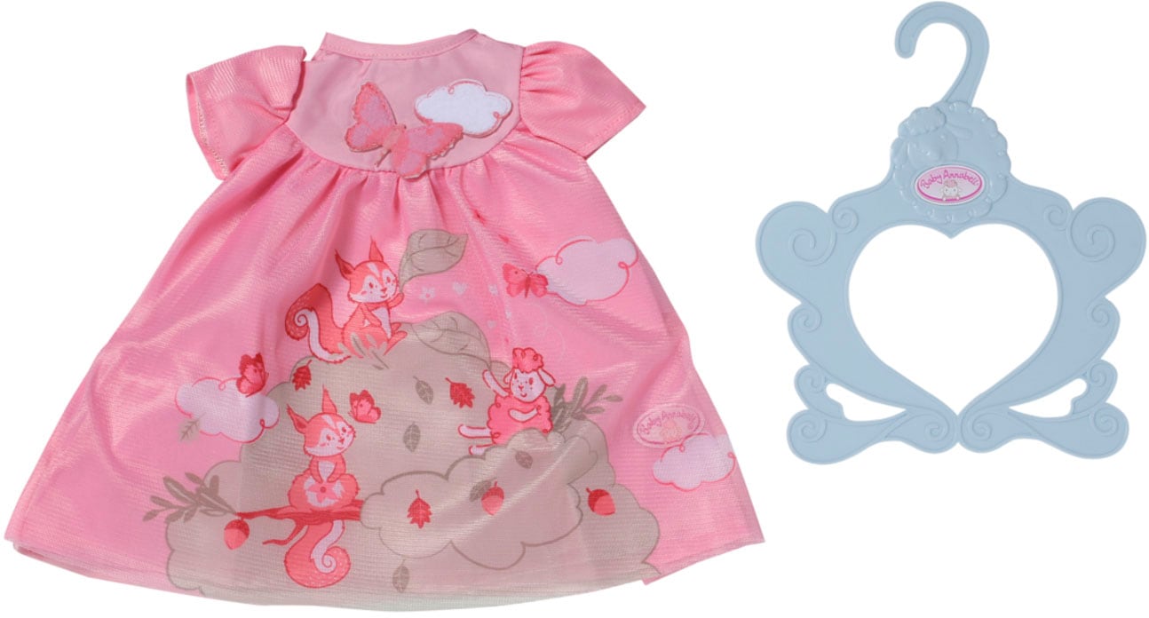 Baby Annabell Puppenkleidung »Kleid rosa Eichhörnchen, 43 cm«
