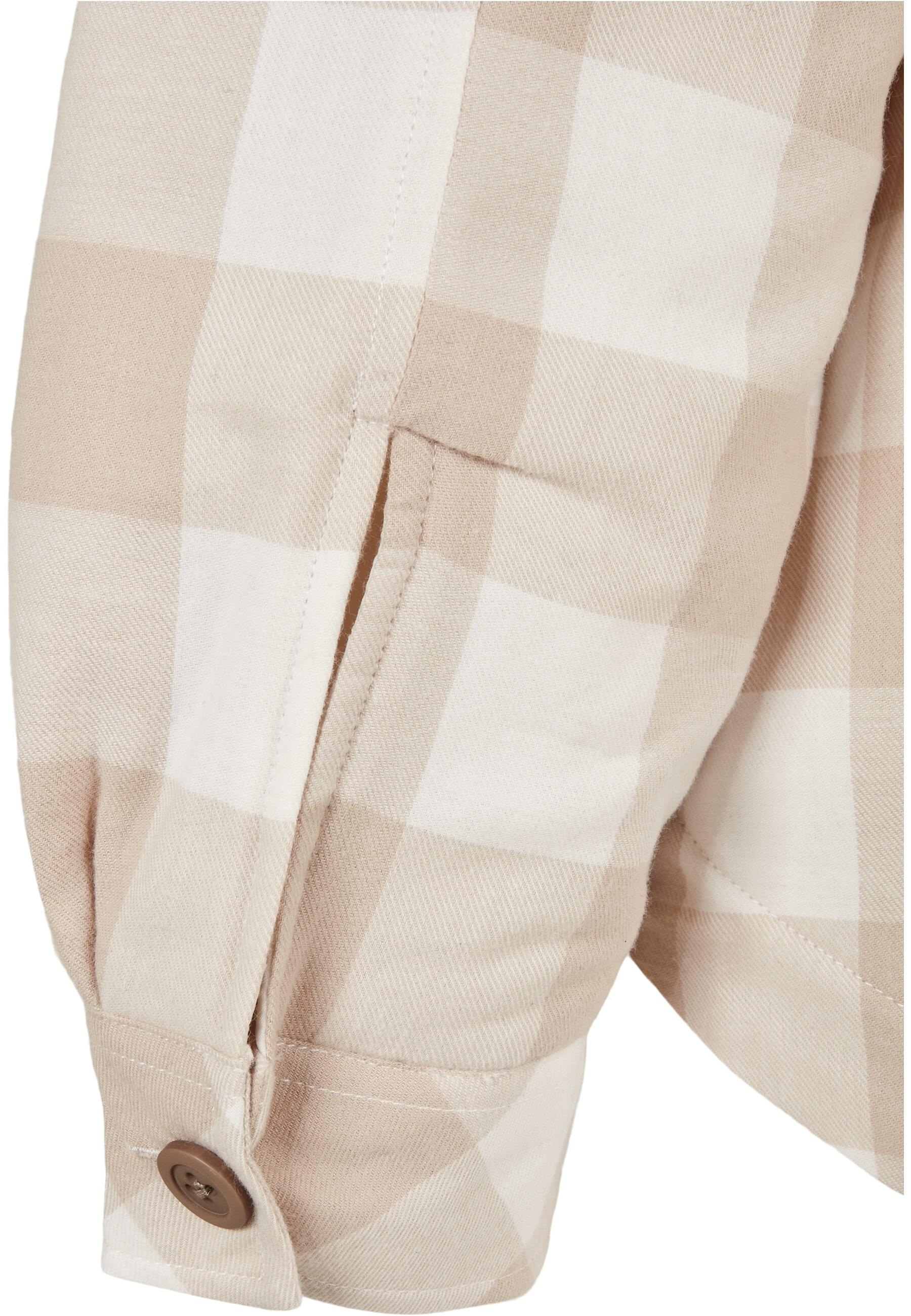 URBAN CLASSICS Allwetterjacke »Urban Classics Damen Ladies Flanell Padded Overshirt«, (1 St.), ohne Kapuze