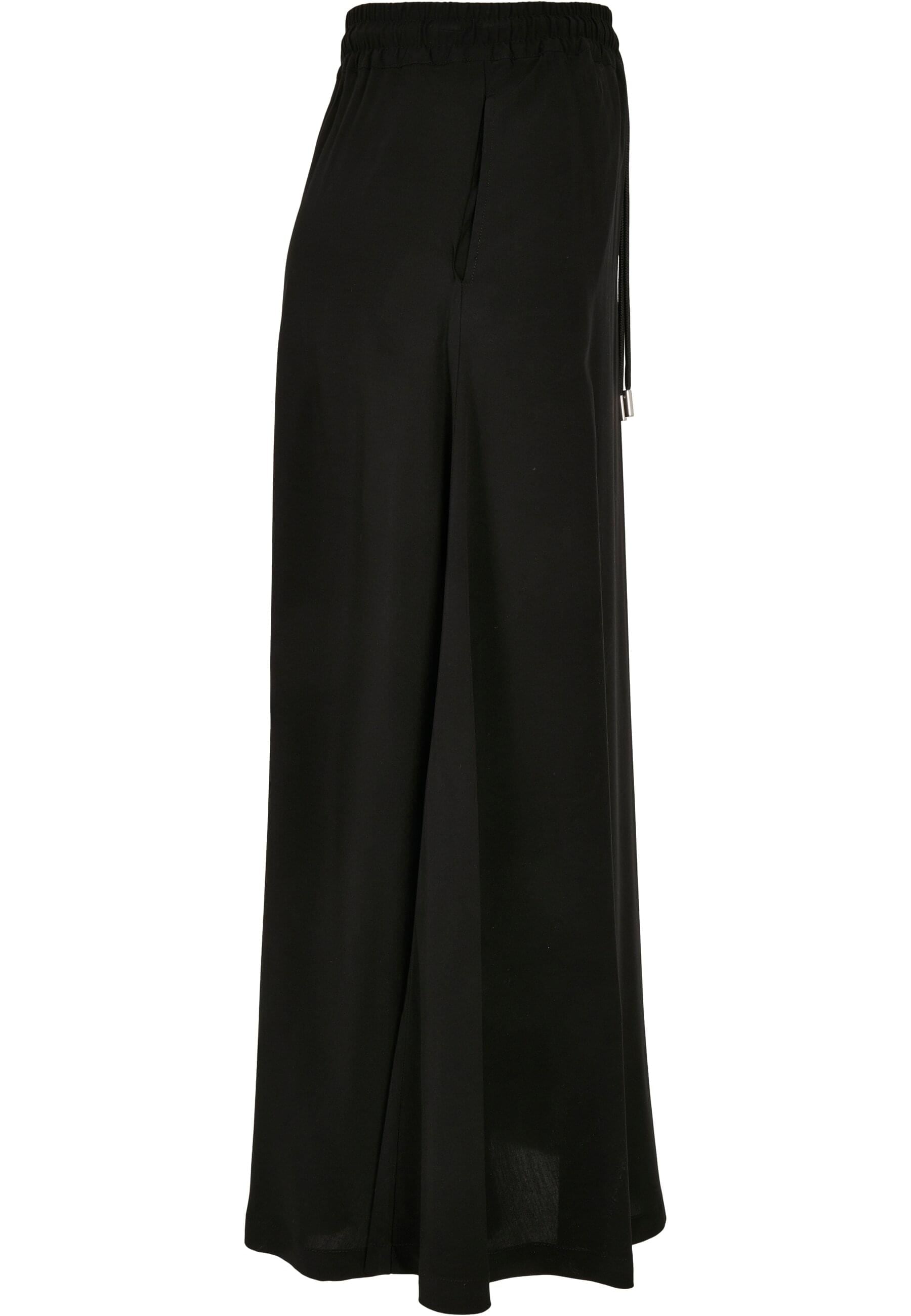 URBAN CLASSICS Jerseyrock »Urban Classics Damen Ladies Viscose Midi Skirt«, (1 tlg.)