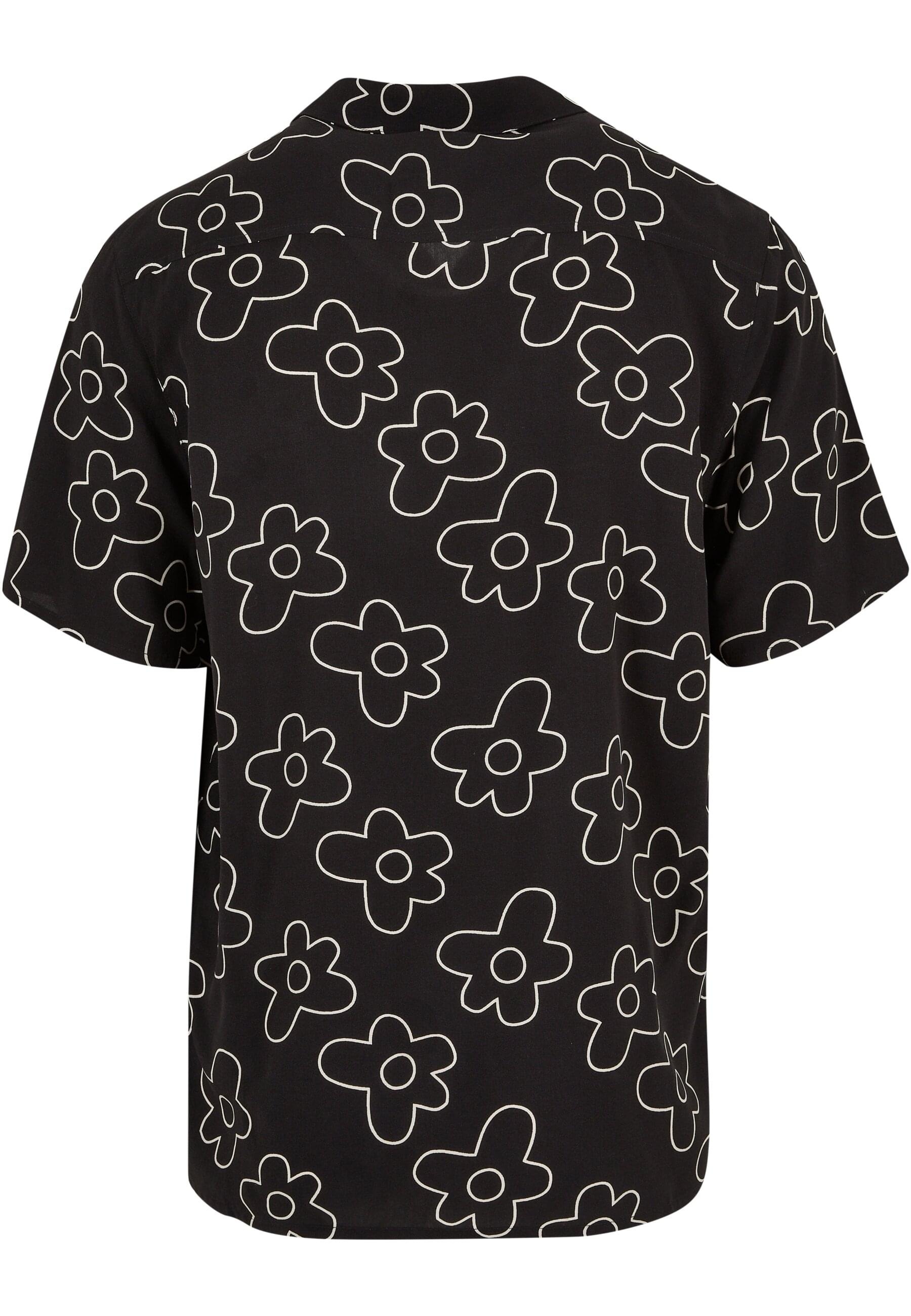 URBAN CLASSICS Kurzarmhemd »Urban Classics Herren Viscose AOP Resort Shirt«, (1 tlg.)