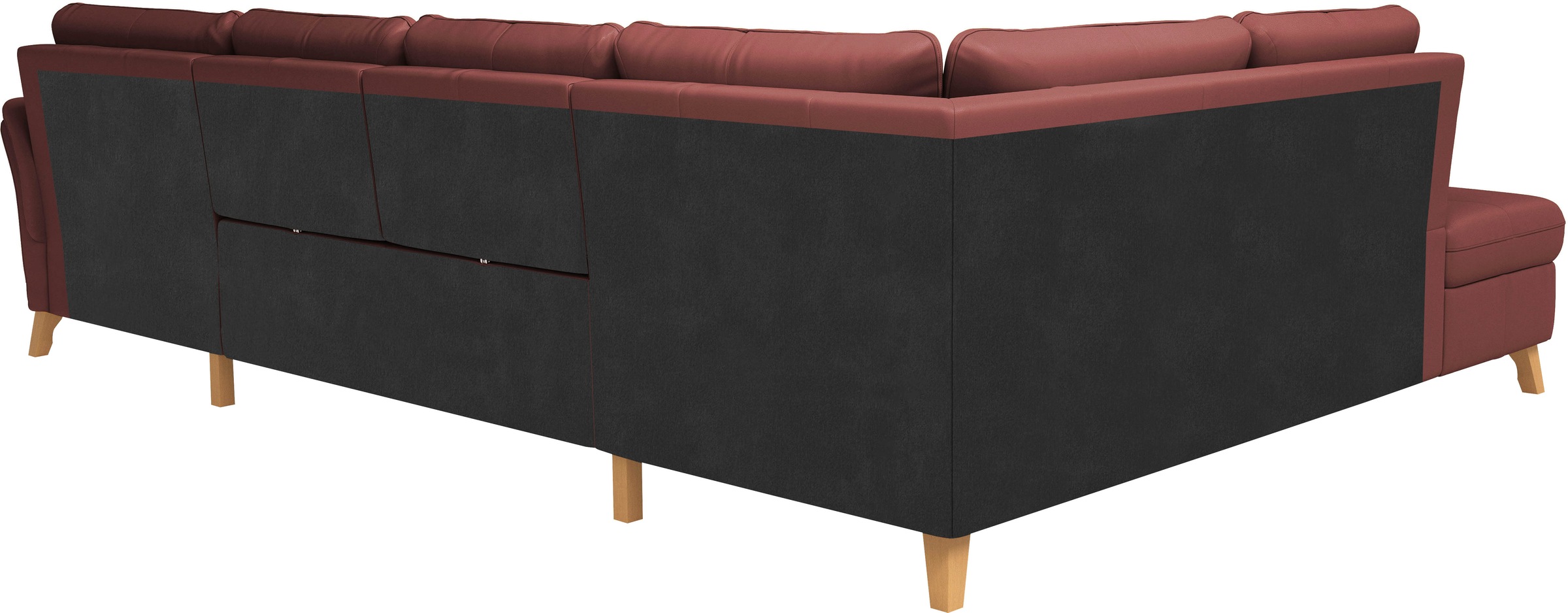 sit&more Wohnlandschaft »Göteborg«, inkl. Sitztiefenverstellung, wahlweise mit Bettfunktion & Bettkasten
