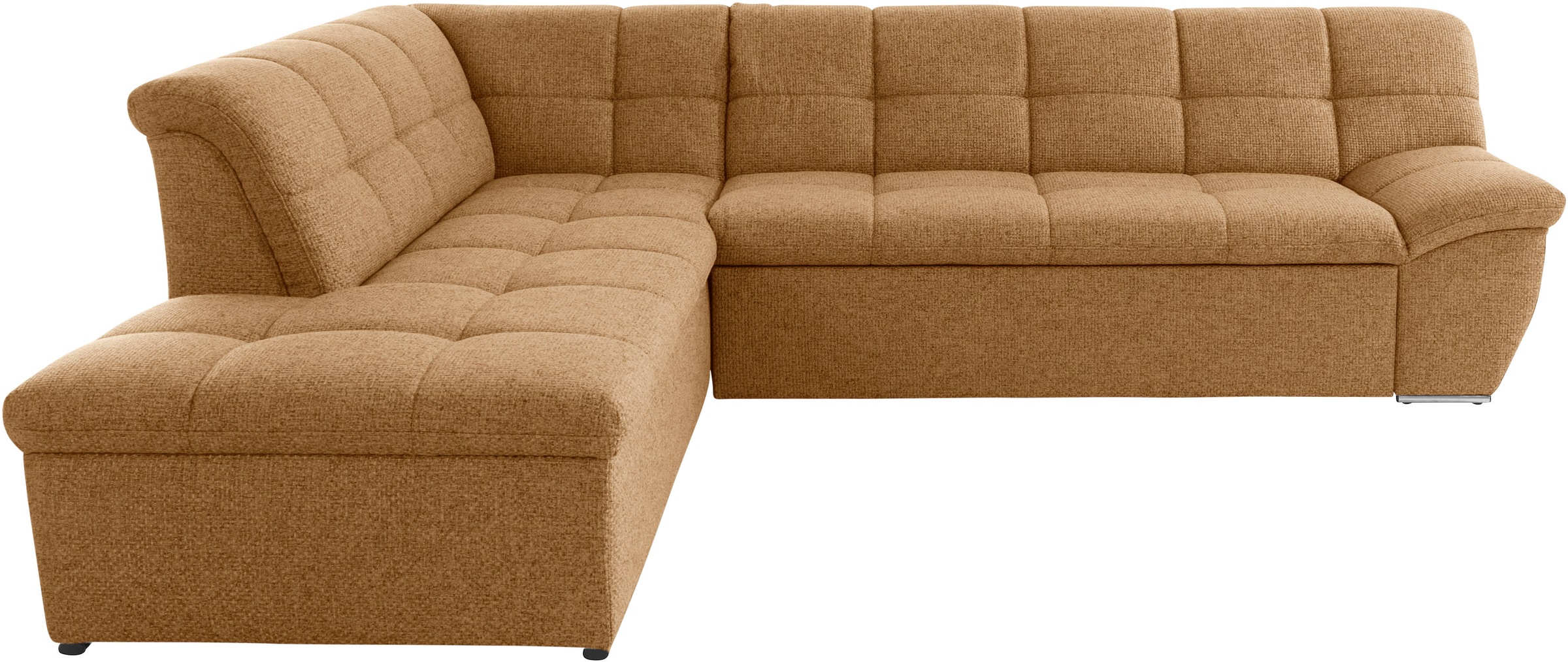 DOMO collection Ecksofa "Lagoa, moderne Sitzheftung, bequem und komfortabel günstig online kaufen
