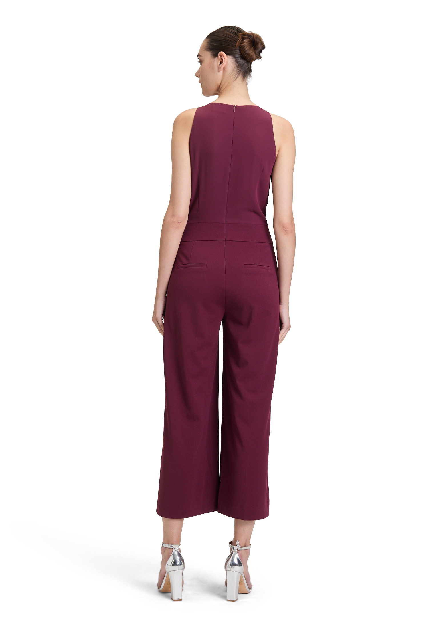 Vera Mont 7/8-Overall »Vera Mont Jumpsuit mit Bindegürtel«, (1 tlg.)