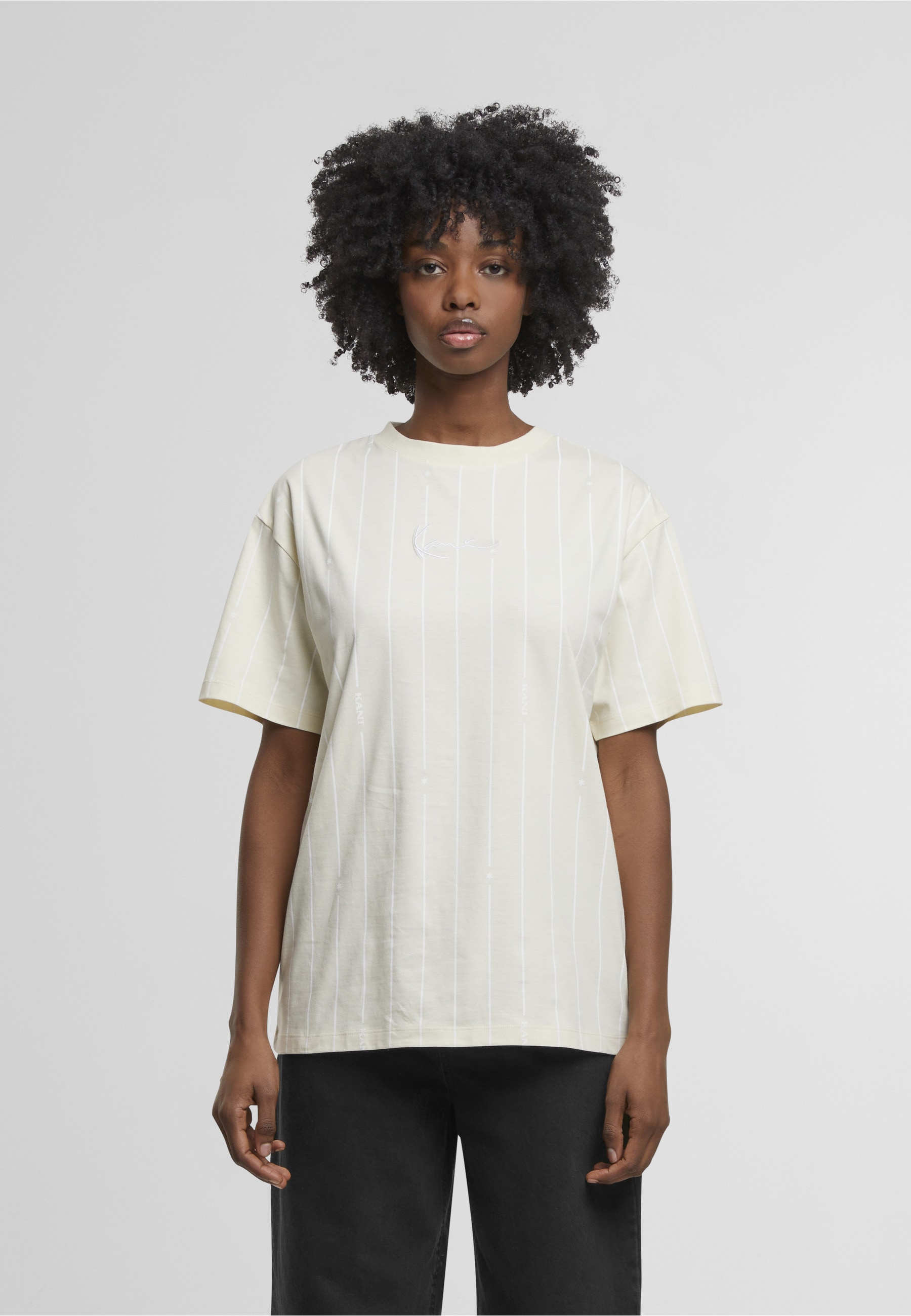 Karl Kani T-Shirt »Karl Kani Signature Pinstripe Os T-Shirt« 1 Stk.