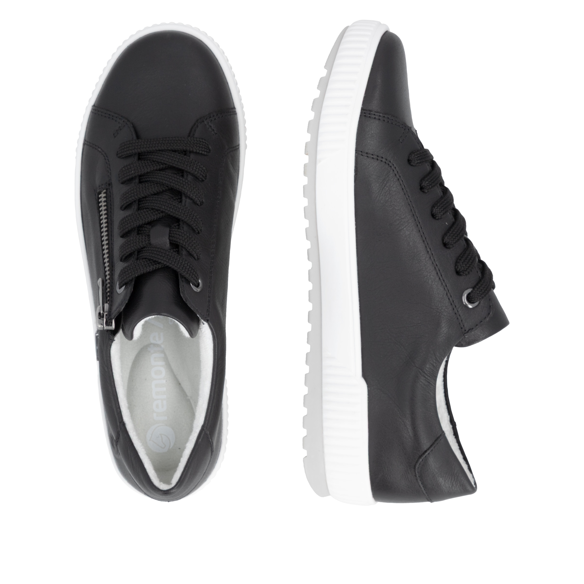 Remonte Sneaker  Freizeitschuh, Halbschuh mit seitlichem Reißverschluss und TEX-Membran