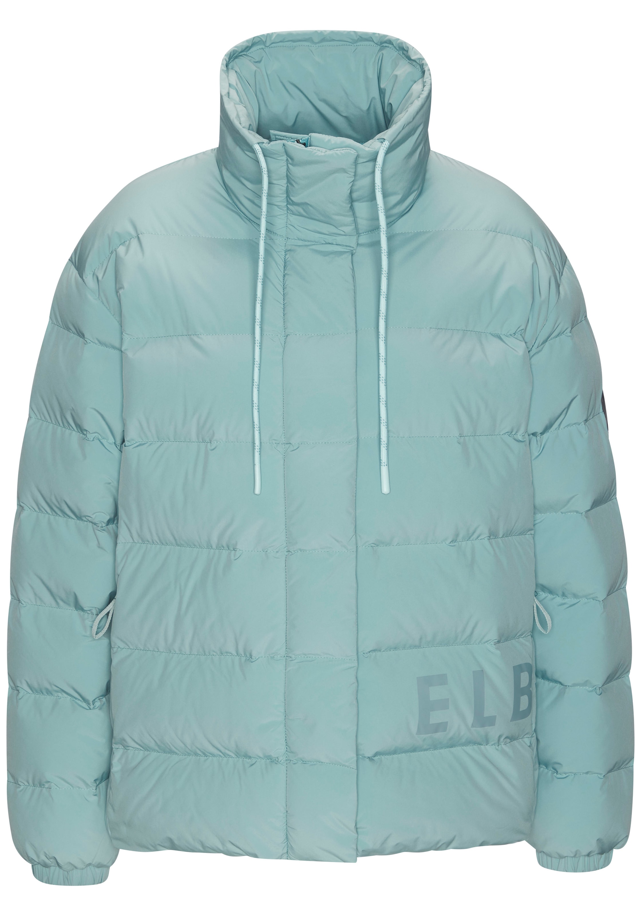 Elbsand Steppjacke, mit großem seitlichen Logo-Print
