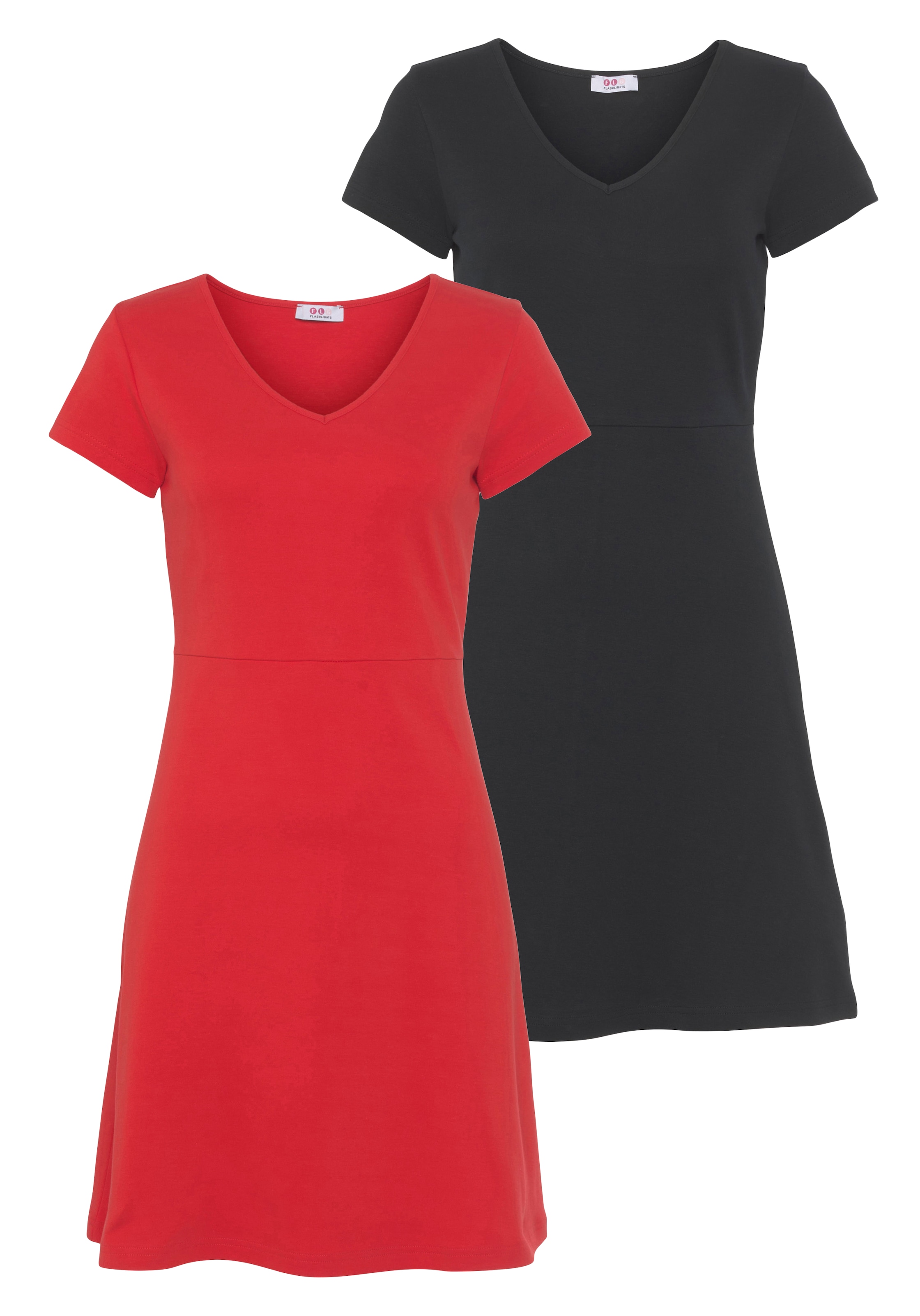 A-Linien-Kleid, (2 tlg.), aus Jersey  NEUE KOLLEKTION