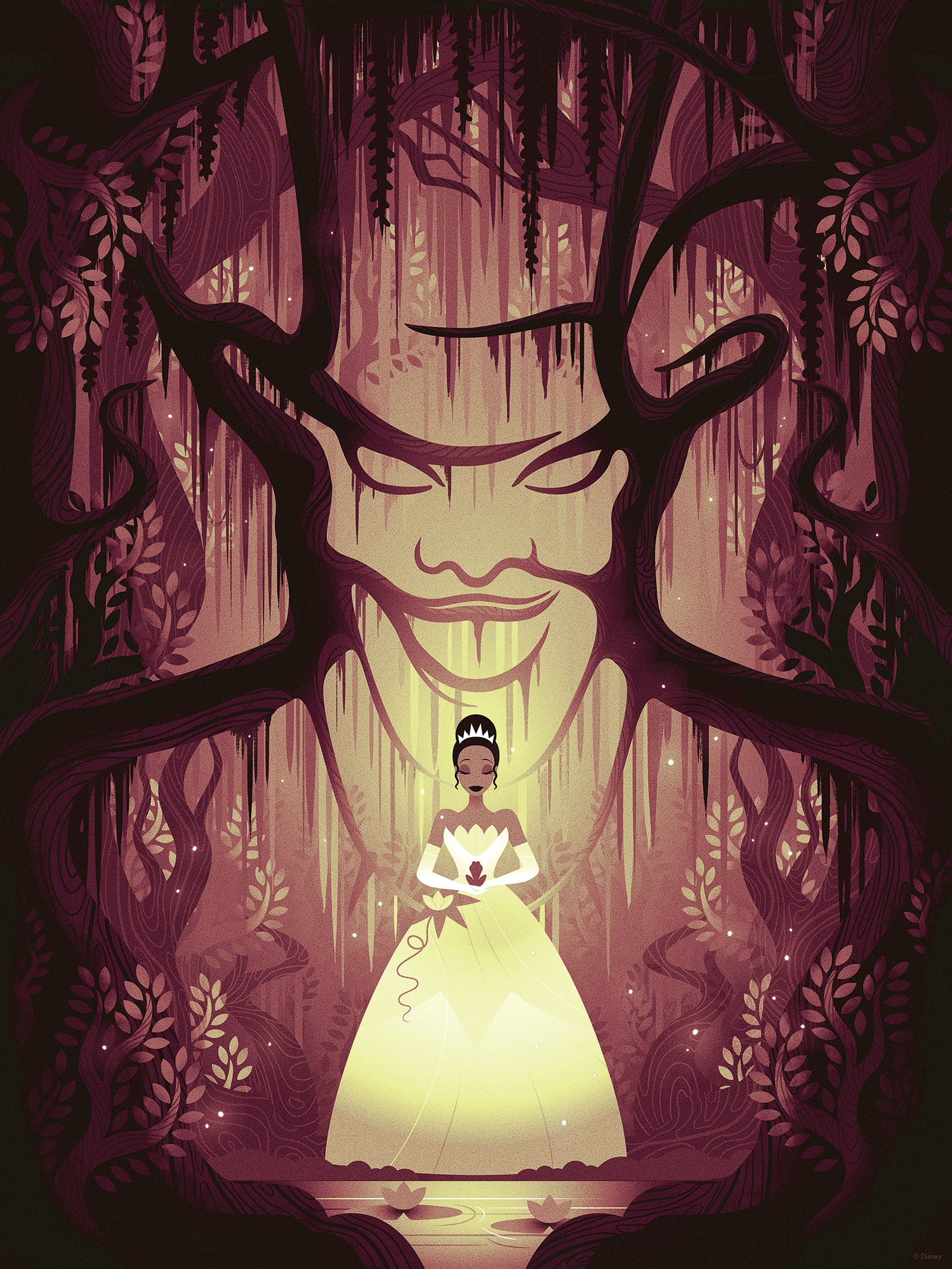 Komar Wandbild »Disney Tiana Dr. Facilier«, Disney, (Set, 1 St.), 30 x 40 cm (Breite x Höhe) - Kinderzimmer, Dekoration