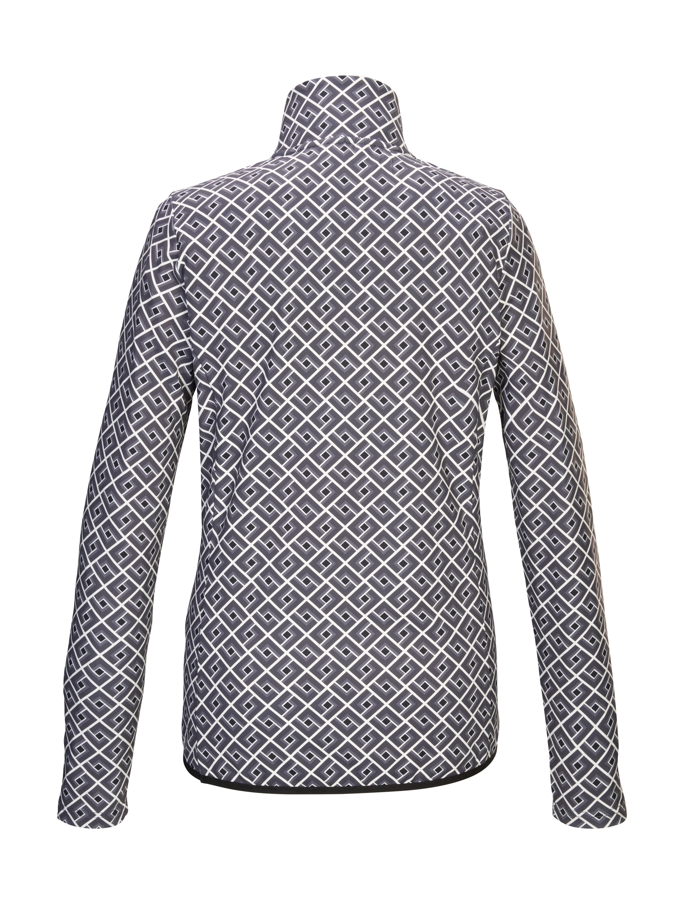 Killtec Langarmshirt »KSW 109 WMN LS SHRT«, Atmungsaktives Damen Powerstretchshirt mit Reißverschluss und Kinnschutz