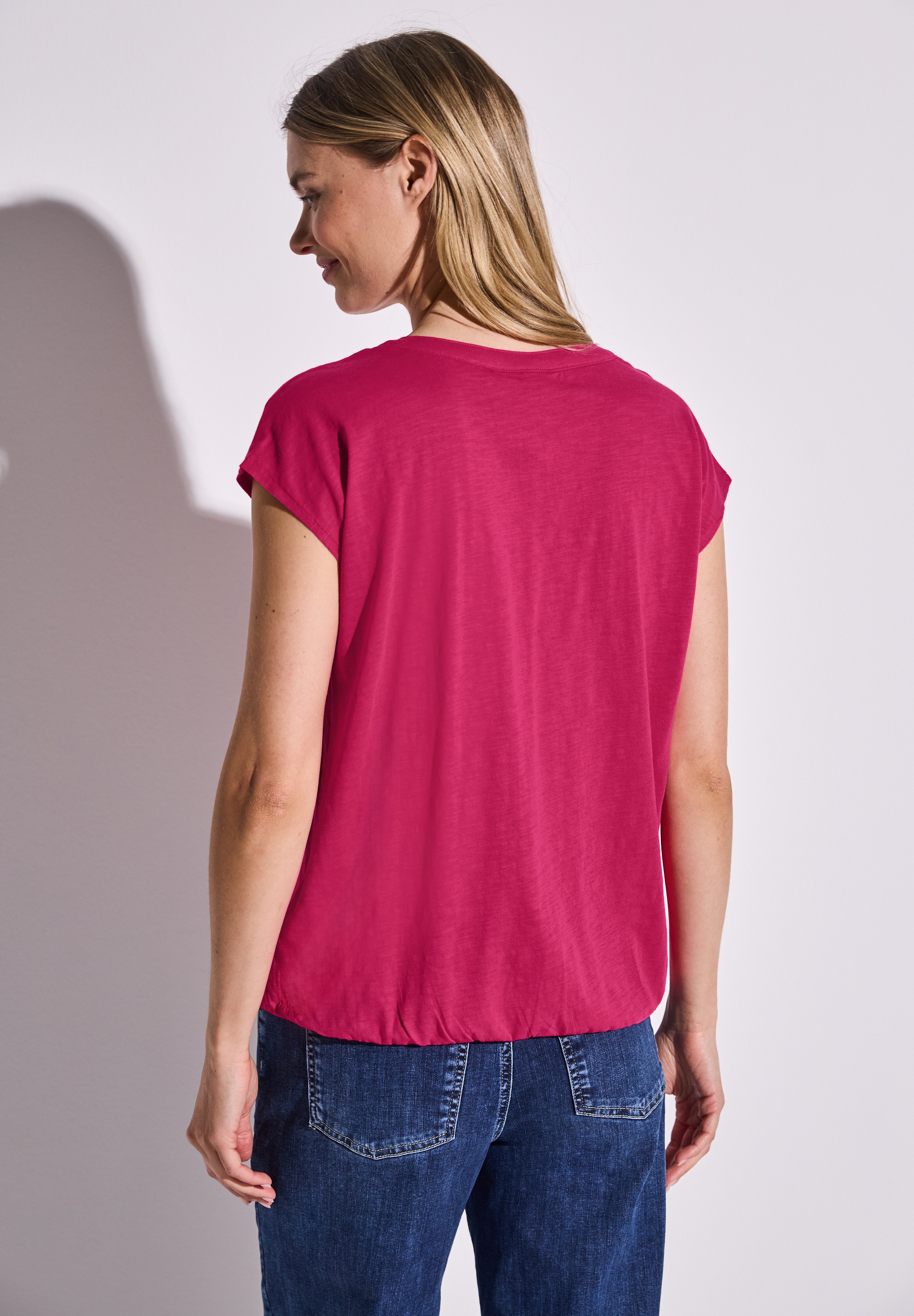 STREET ONE T-Shirt, aus reiner Baumwolle