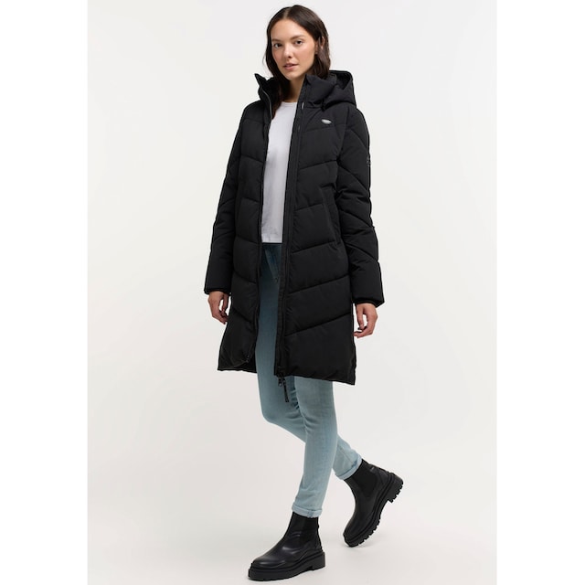 Ragwear Steppjacke »REBELKA«, mit Kapuze, Winter-Stepp-Longmantel für  bestellen | BAUR