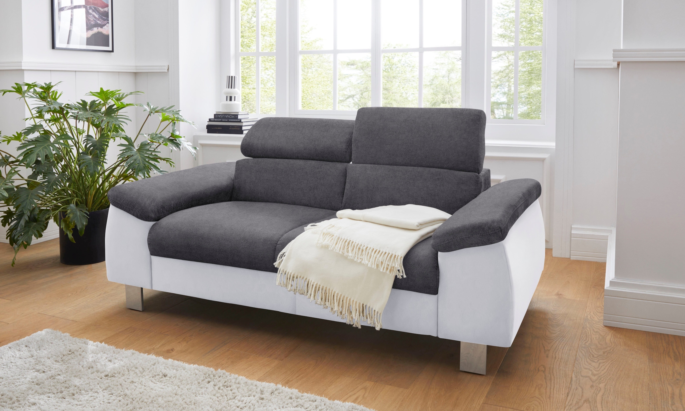 COTTA Polstergarnitur "Komaris, B: 177 bzw. 100 cm" Set, Set: 2er-Sofa & Ho günstig online kaufen