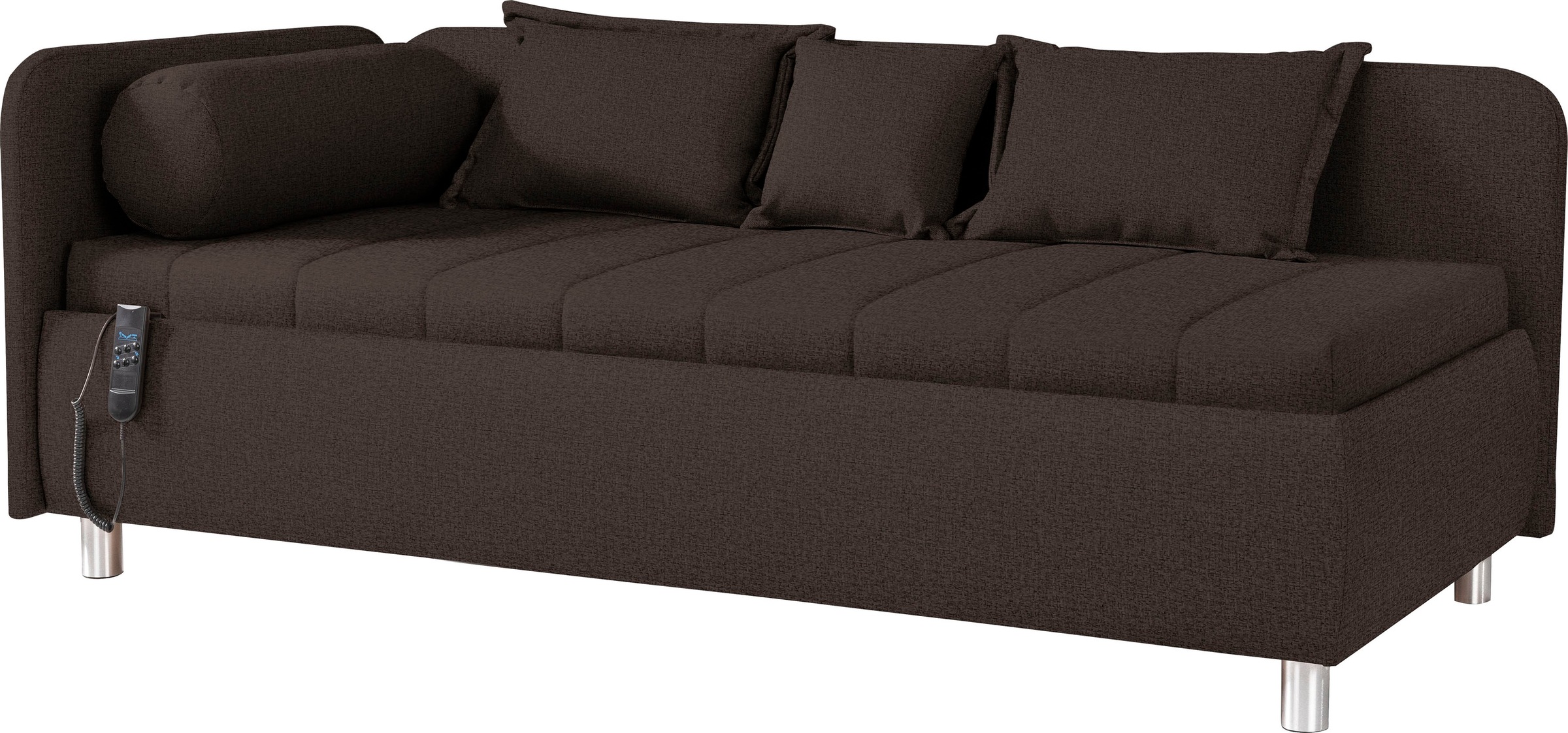 alina Schlafsofa »Kiana«, Liegefläche 90/200 cm oder 100/200 cm, Bettkasten, Zierkissen-Set
