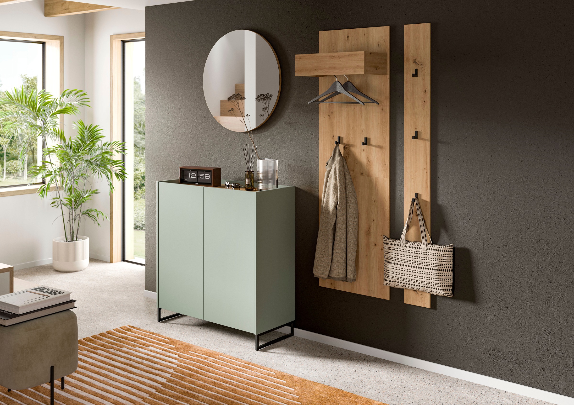 INOSIGN Garderoben-Set "EVRID, 4-teilig, Breite 206 cm, individuell stellba günstig online kaufen