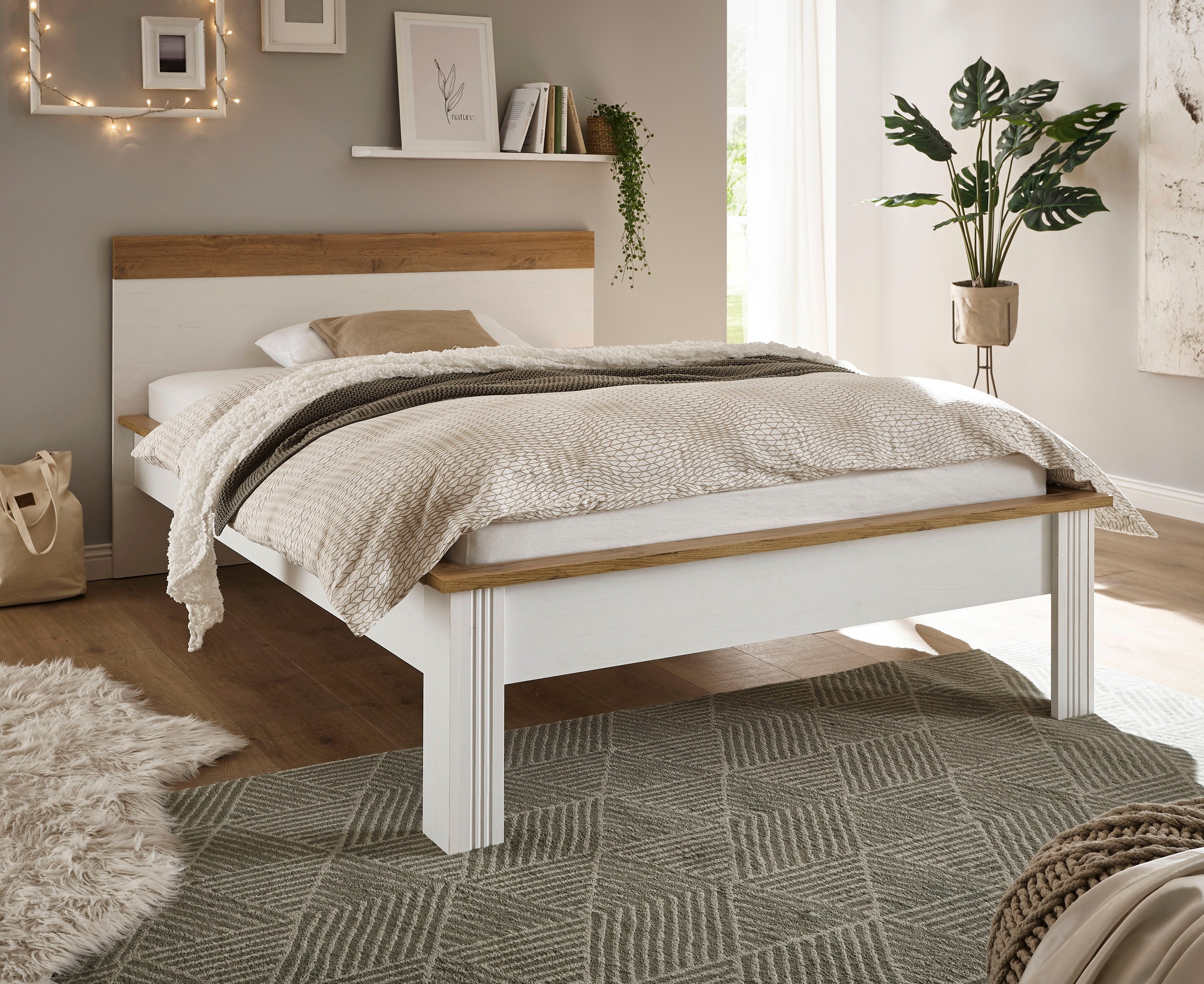 OTTO home Einzelbett "WESTMINSTER Bett im Landhausstil, Doppelbett, Bettges günstig online kaufen