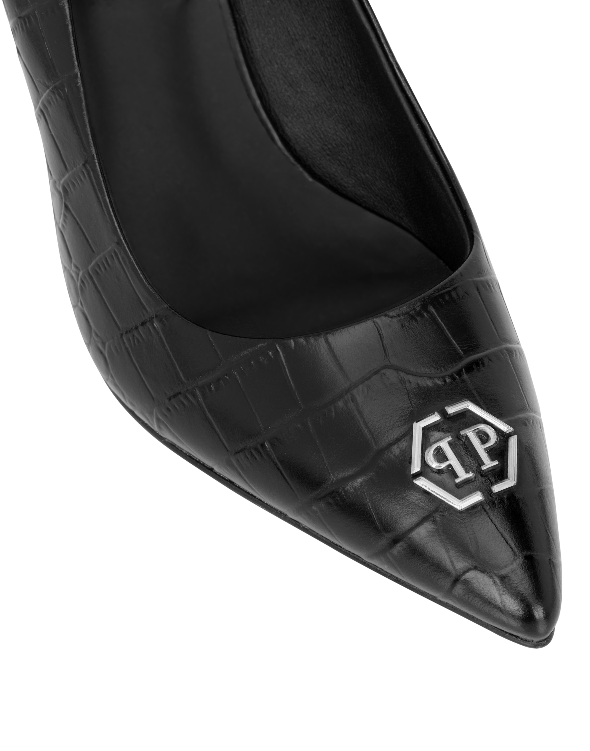 PHILIPP PLEIN Pumps »Hexagon Crocco Geprägt«
